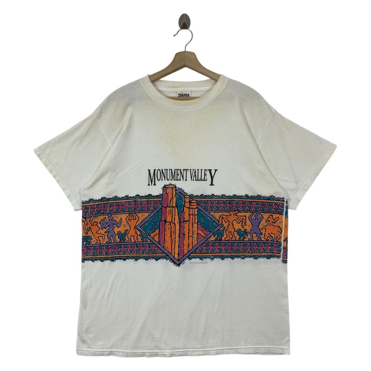 Tultex × Vintage Vintage MONUMENT VALLEY art printed tee Size US XL / EU 56 / 4 - 1 Thumbnail