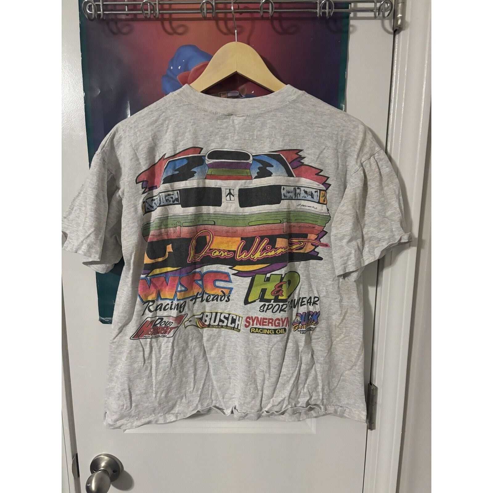 Other Vintage Dan Rocket Nascar Vintage Racing T-shirt grey size L Size US L / EU 52-54 / 3 - 2 Thumbnail