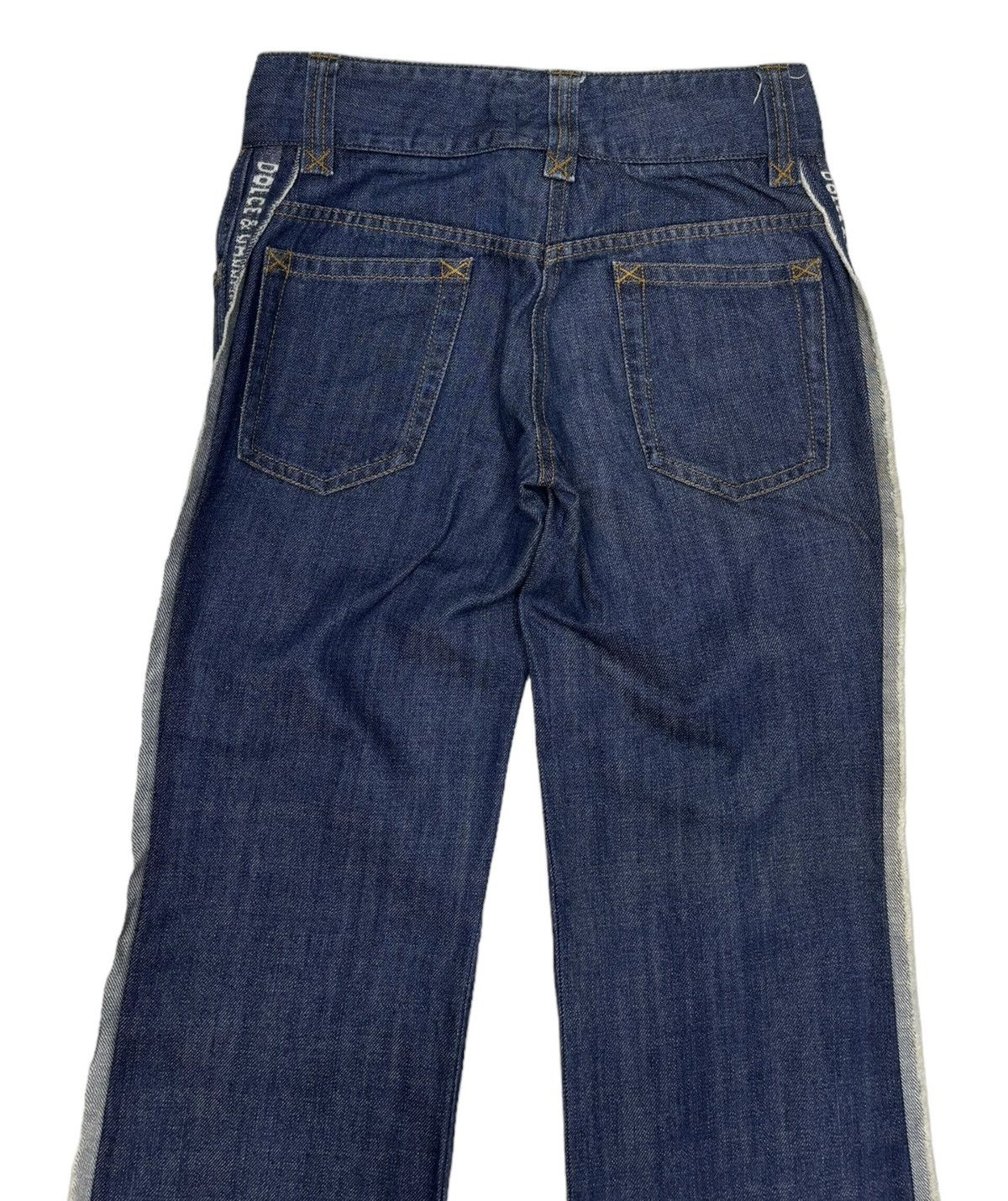 Dolce & Gabbana DOLCE & GABBANA SIDE LOGO DENIM JEANS Size 27" / US 4 / IT 40 - 6 Thumbnail
