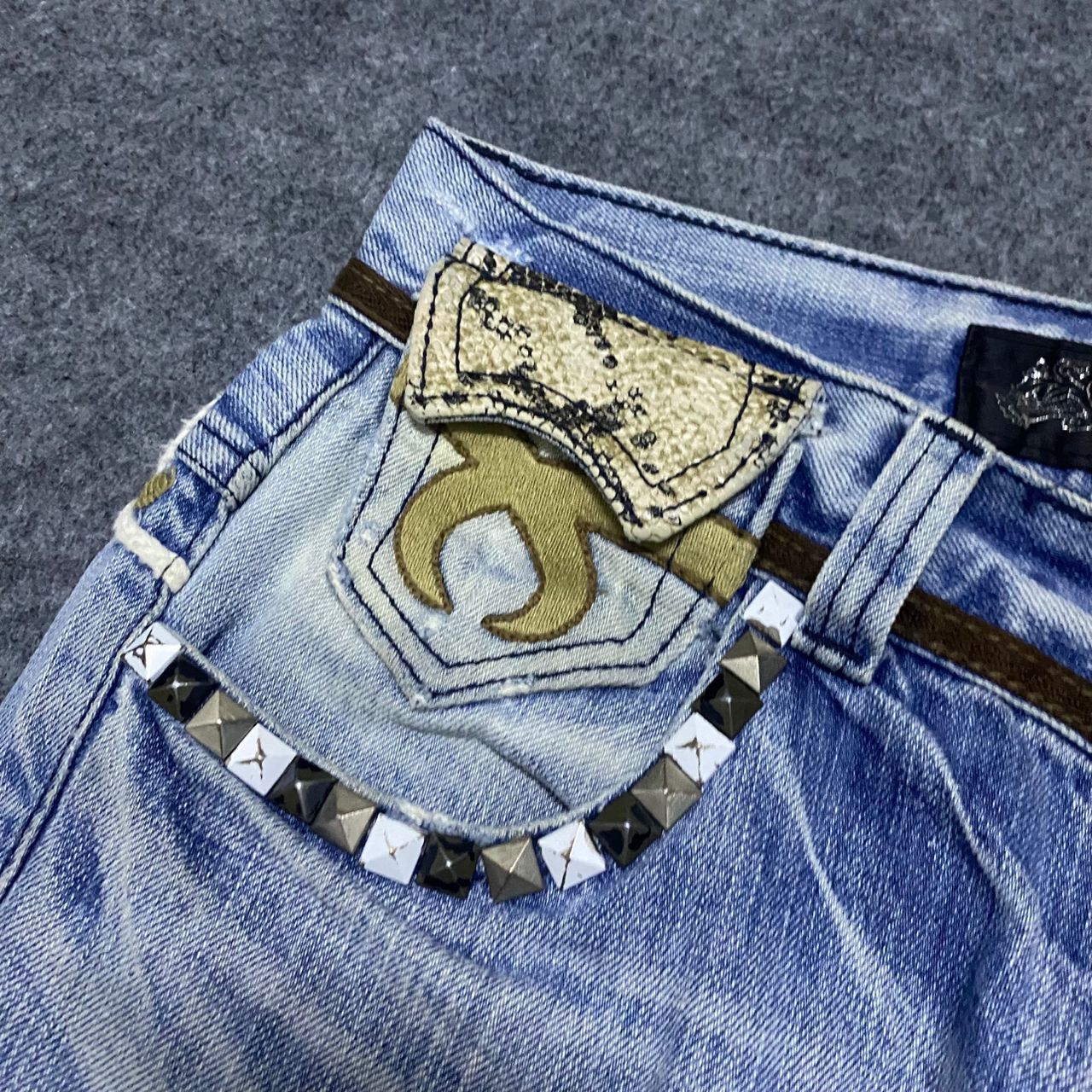 If Six Was Nine 💥Best Offer💥Vintage Red Pepper Punk Distressed Denim Size US 30 / EU 46 - 7 Thumbnail