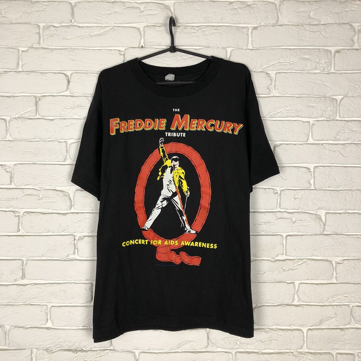 Freddie Mercury 1992 Tribute Queen vintage tee t shirt