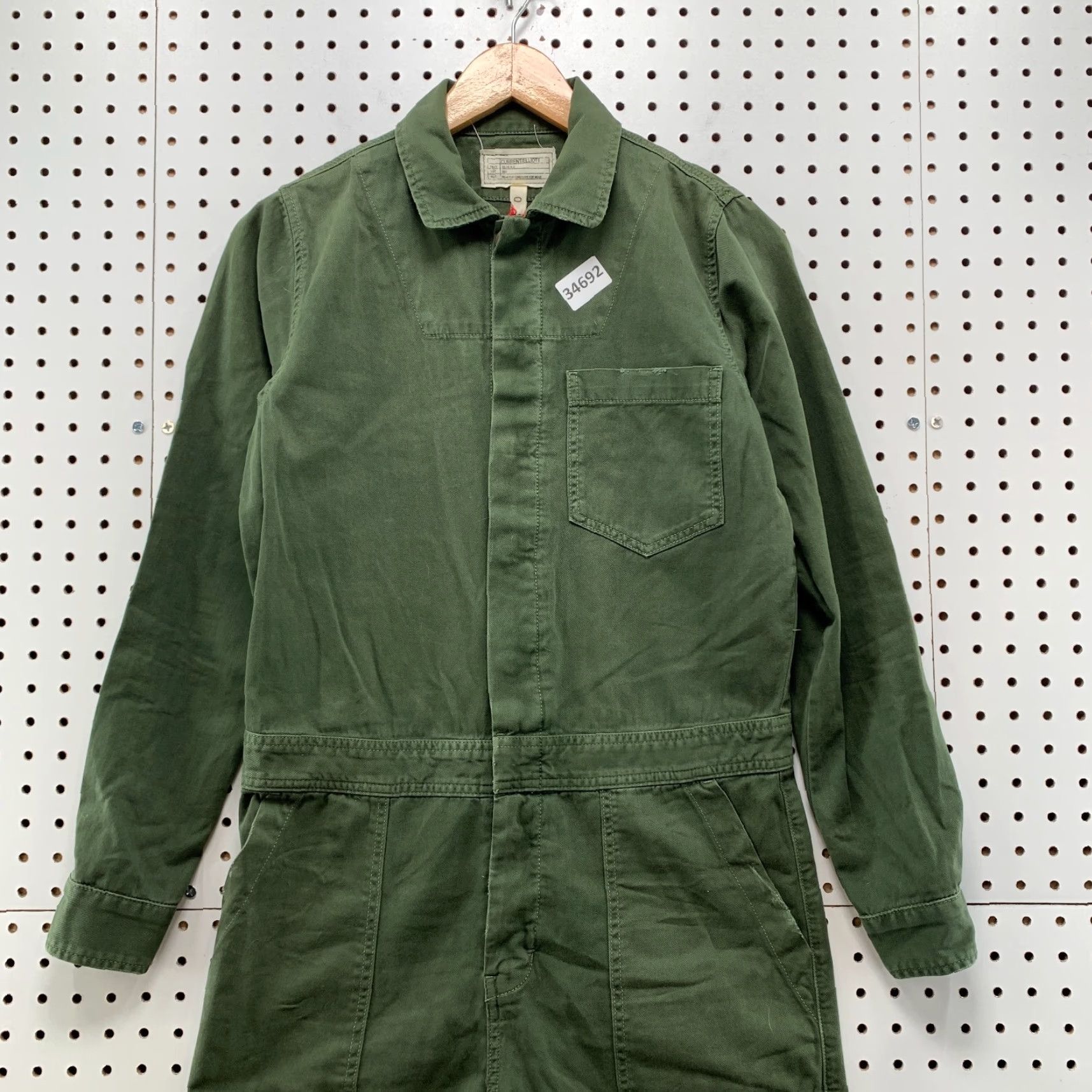 Vintage Current Elliot Coveralls Shorts Womens Size 0 Military Army Green 18x35 Urban Army Style Womens 0 Size 25" / US 0 / IT 36 - 2 Thumbnail