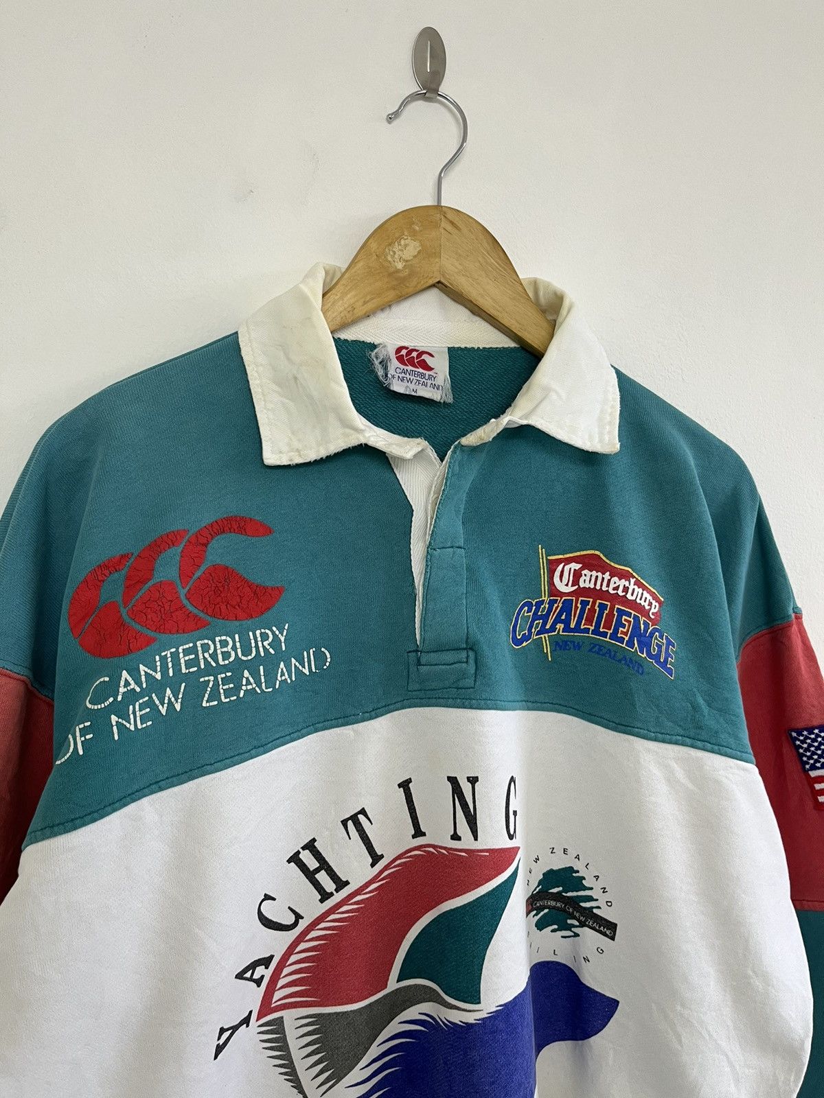 Canterbury of New Zealand RARE! Vintage 92’ Canterbury Sailing Challenge Sweatshirt Size US M / EU 48-50 / 2 - 2 Thumbnail