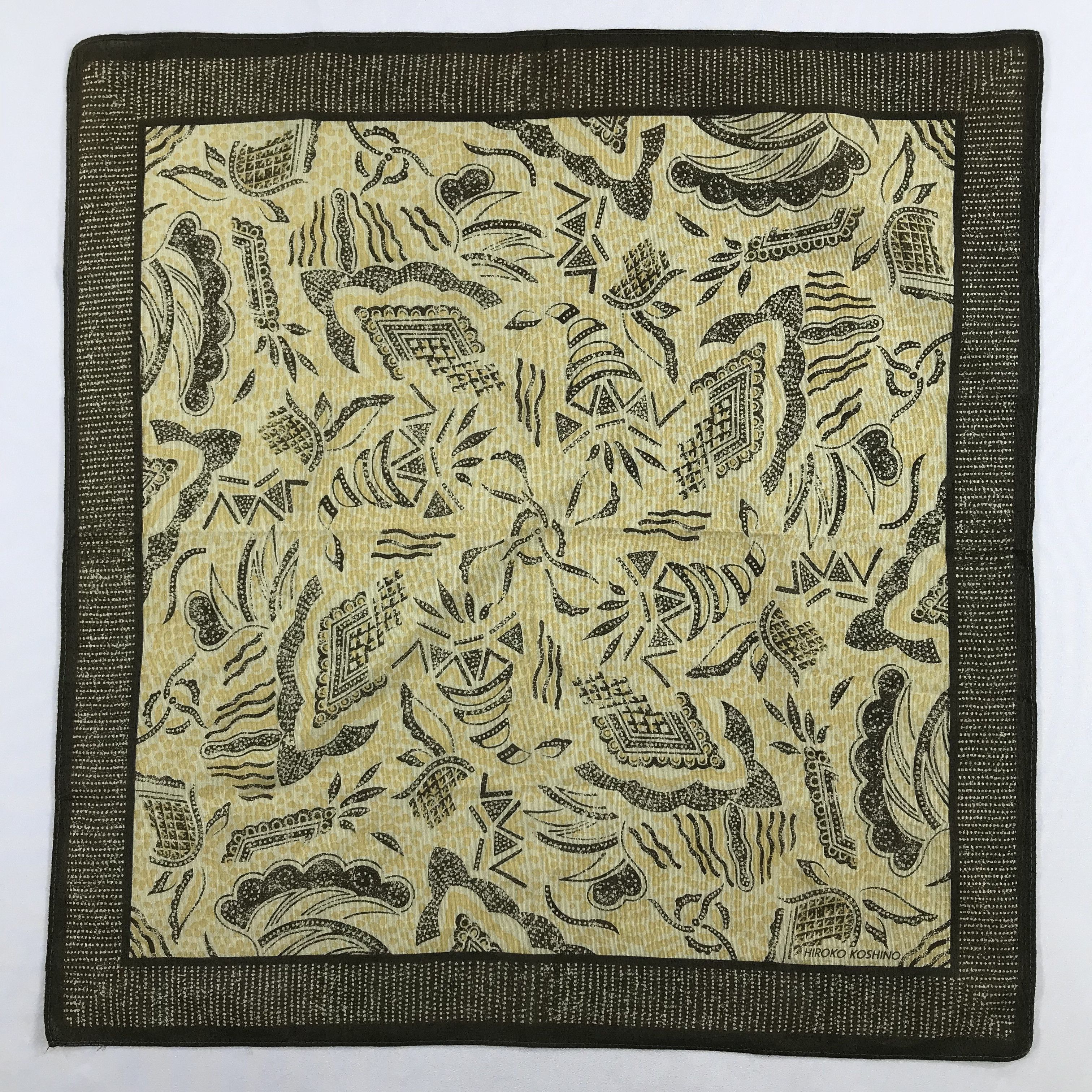 Hiroko Koshino Homme × Vintage Hiroko Koshino Bandana / Handkerchief / Neckerchief -S2572 Size ONE SIZE - 1 Thumbnail