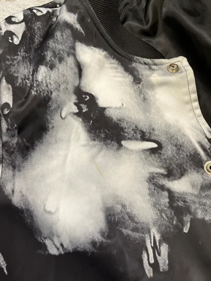 Saint Laurent Paris SS2017 Saint Laurent Ink Grey & Black Tie-Dye Bomber Jacket Size US S / EU 44-46 / 1 - 10 Thumbnail