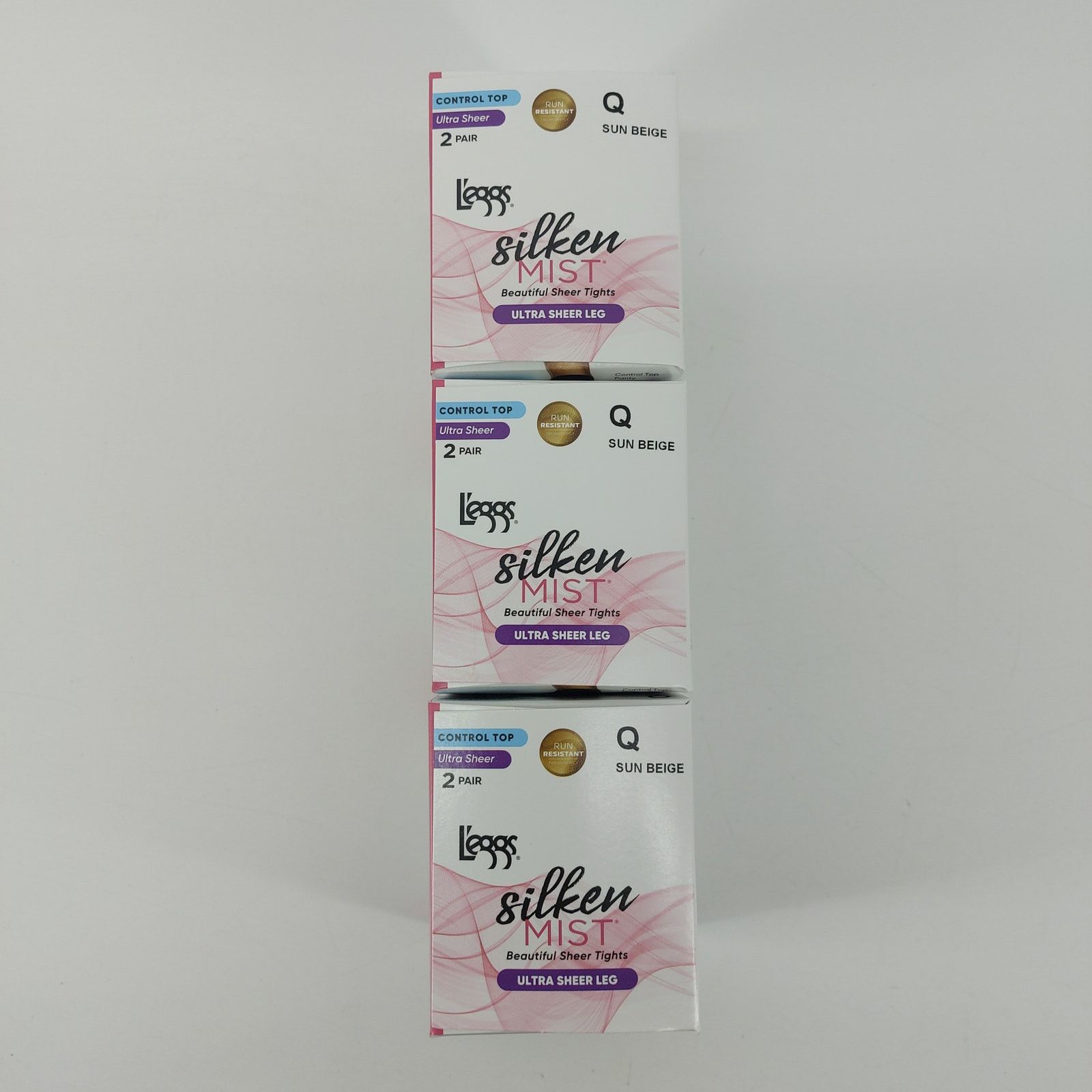 Other Leggs Sun Beige Q Silken Mist Ultra Sheer Leg Control Size ONE SIZE - 5 Thumbnail