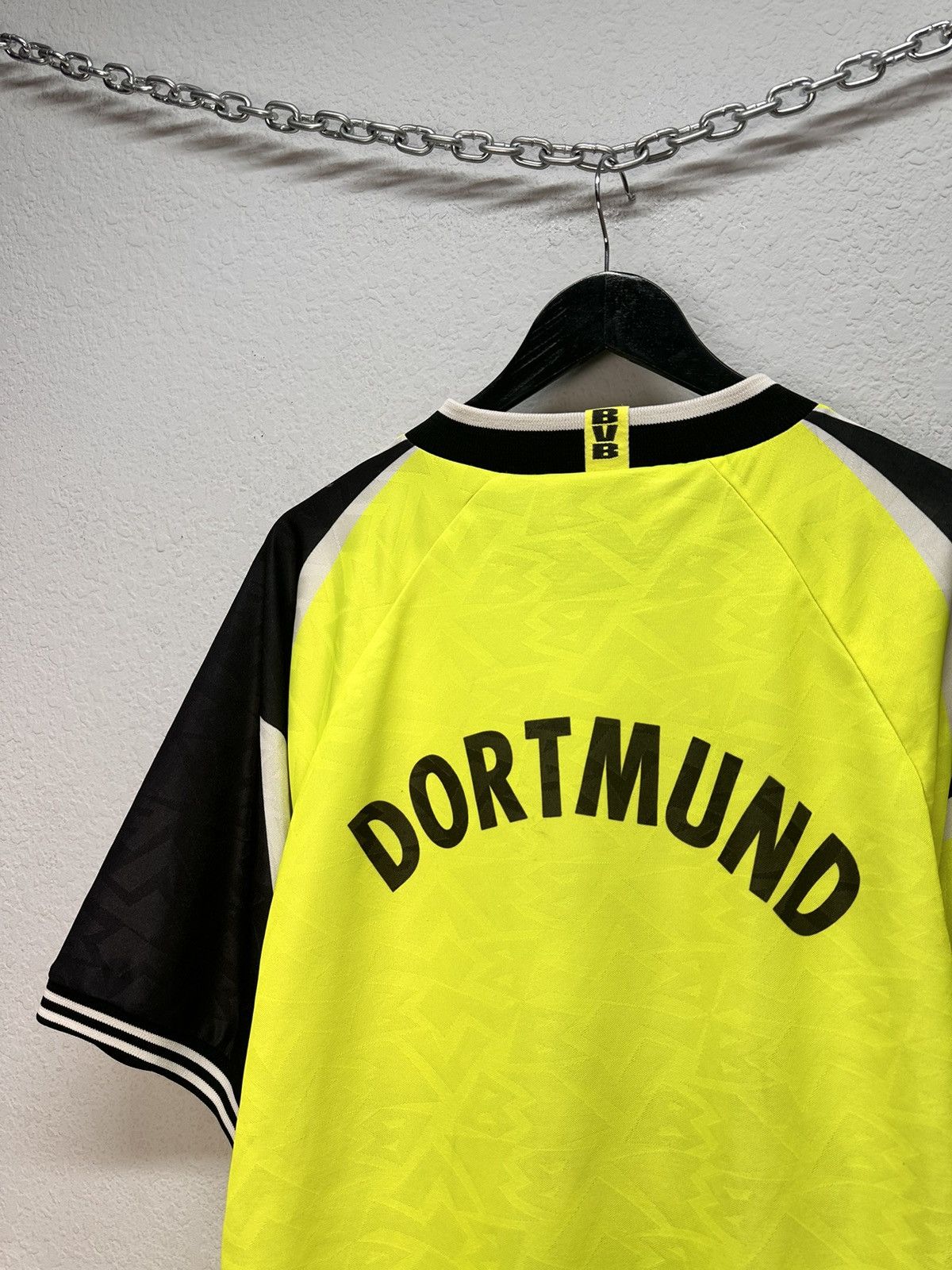 Nike Vintage Nike Borussia Dortmund BVB 1995-96 Home Jersey Size US XL / EU 56 / 4 - 11 Thumbnail