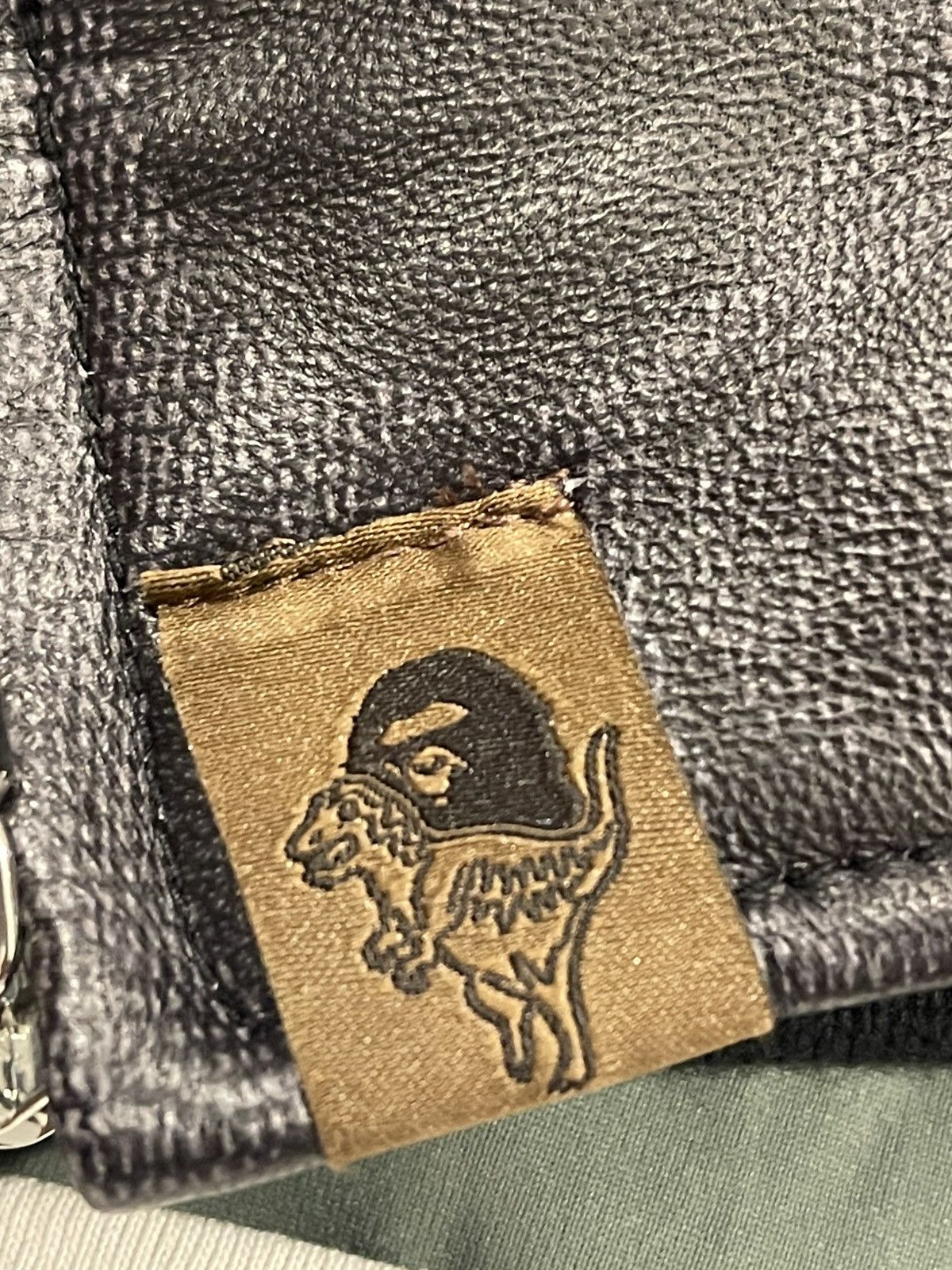 Bape × Coach Black Bape X Coach Shark Leather Jacket Size US L / EU 52-54 / 3 - 12 Thumbnail