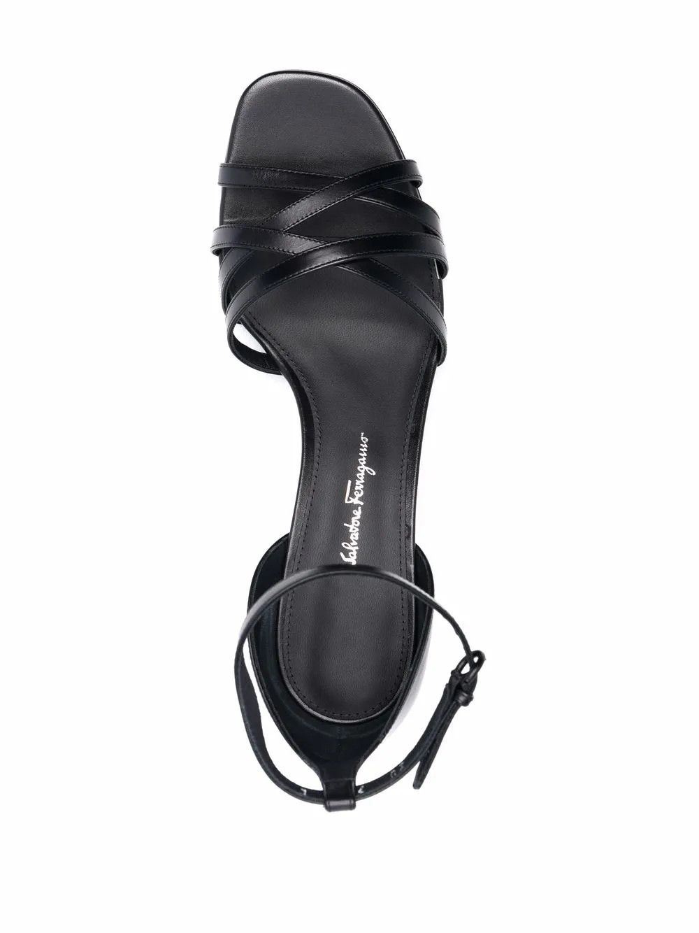 Salvatore Ferragamo o1y0426 Slingback Sandals in Black Size US 5.5 / IT 35.5 - 4 Thumbnail