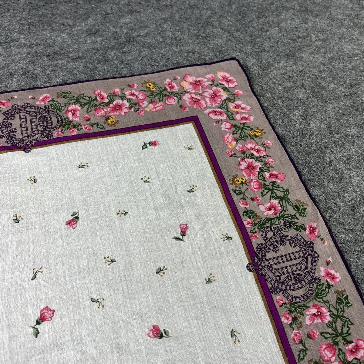 Vintage Christian Dior Handkerchief / Bandana / Neckerchief B741 Size ONE SIZE - 7 Thumbnail