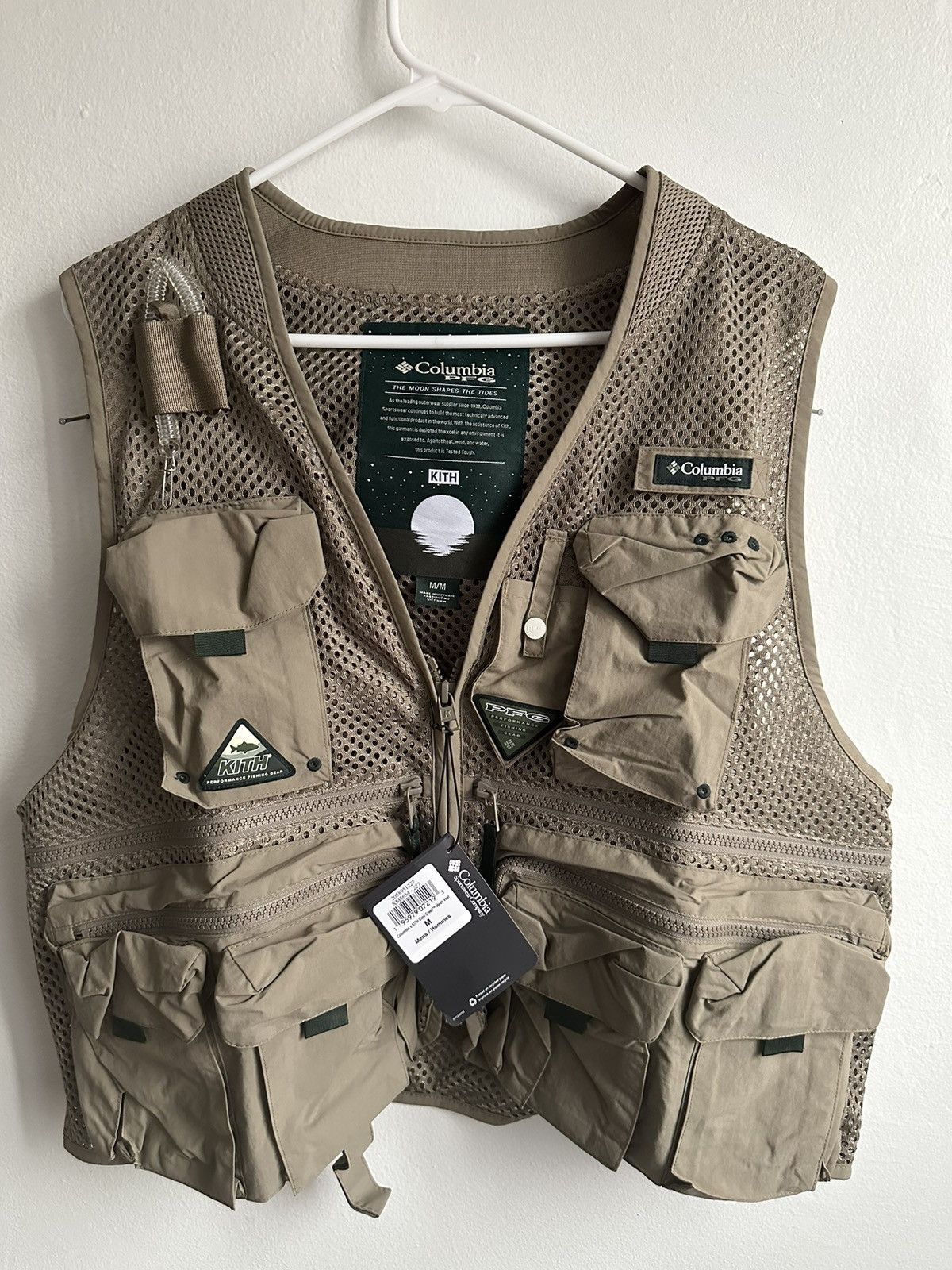 image of Columbia Cool Creek Mesh Vest in Brown, Men's (Size Medium)