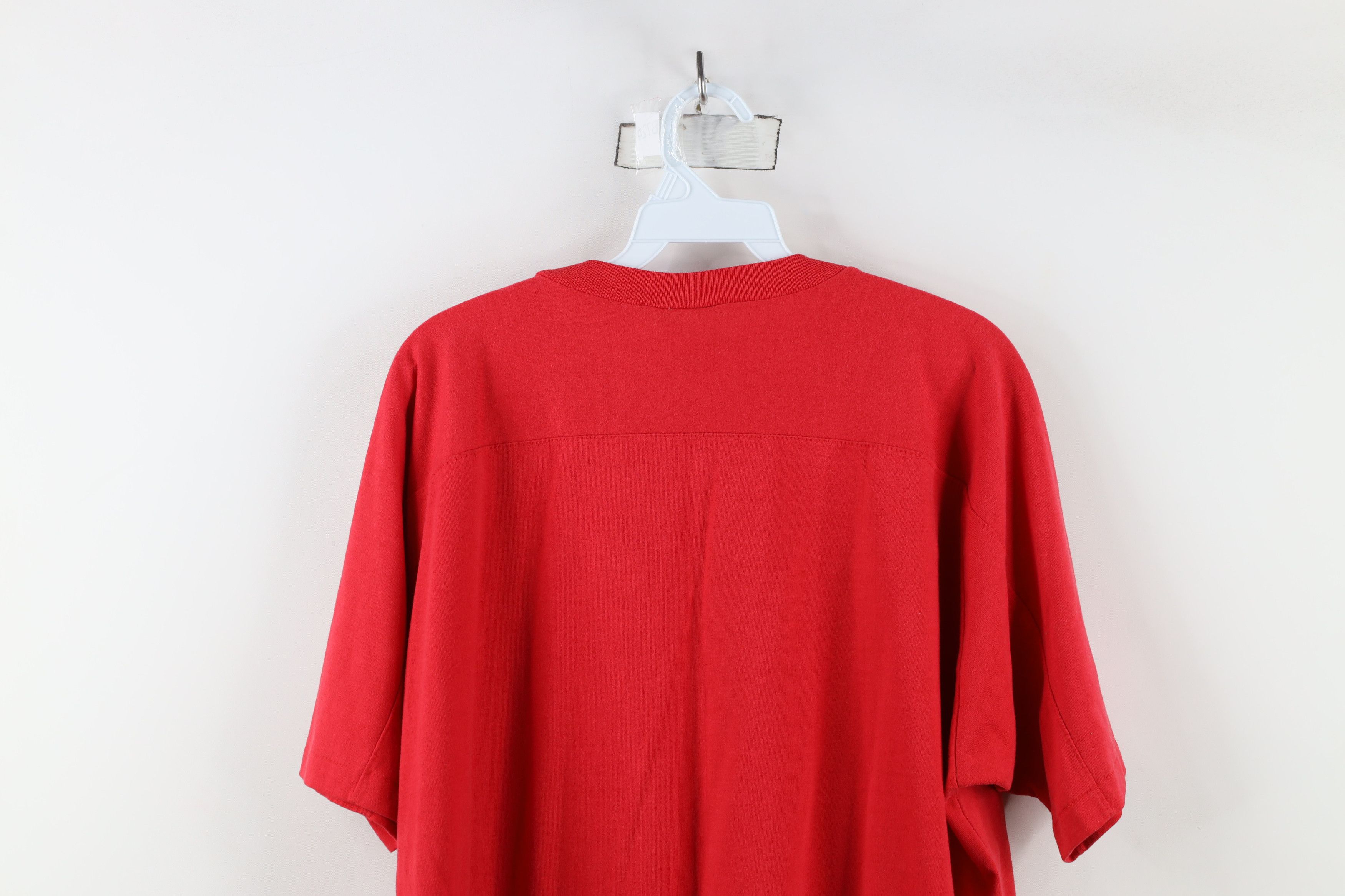 Disney × Vintage Vintage 80s 90s Disney Dolman Sleeve Pullover Henley T-Shirt Size US XL / EU 56 / 4 - 11 Thumbnail
