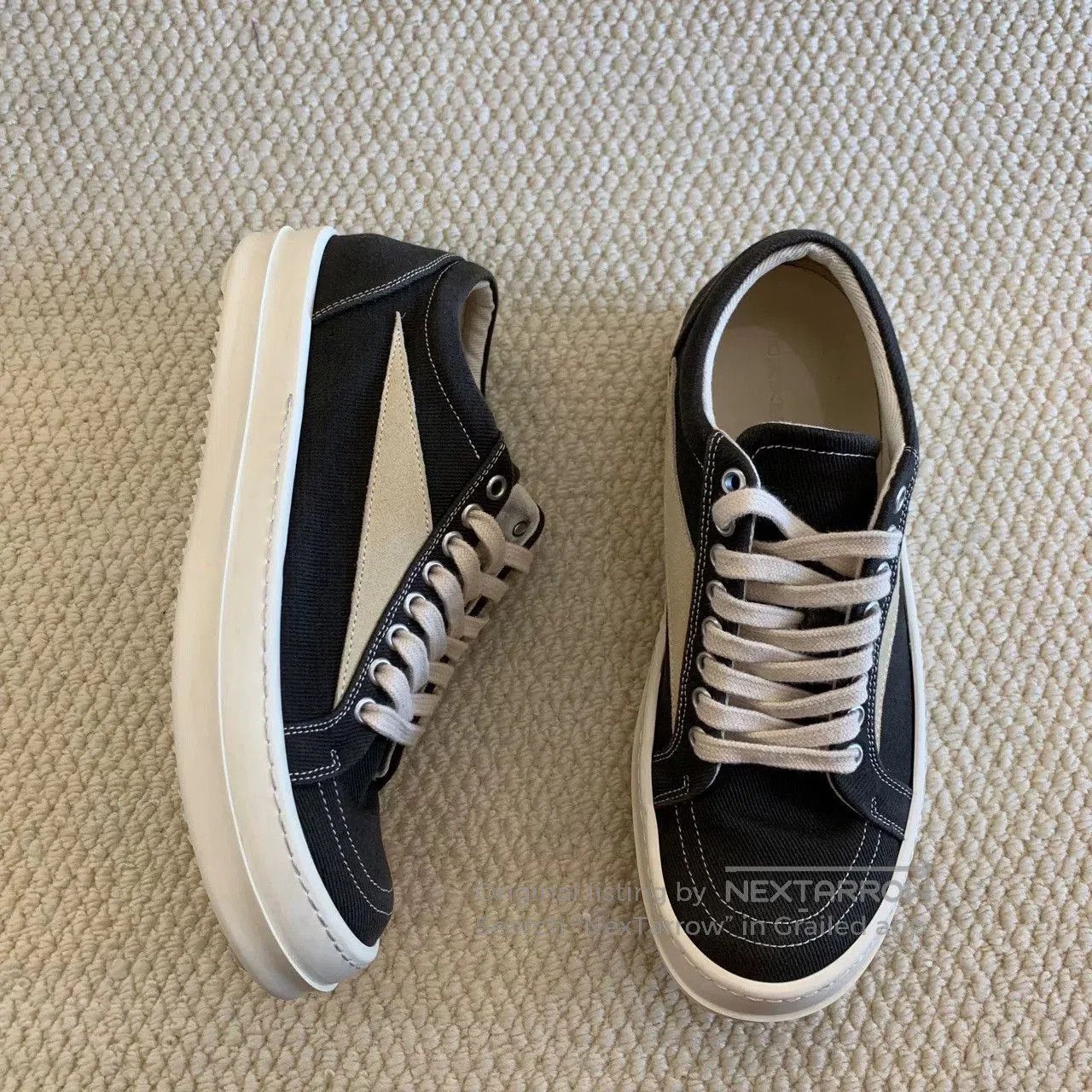 Rick Owens rick owens x vans classic canvas sneakers. Size US 7 / EU 40 - 8 Thumbnail