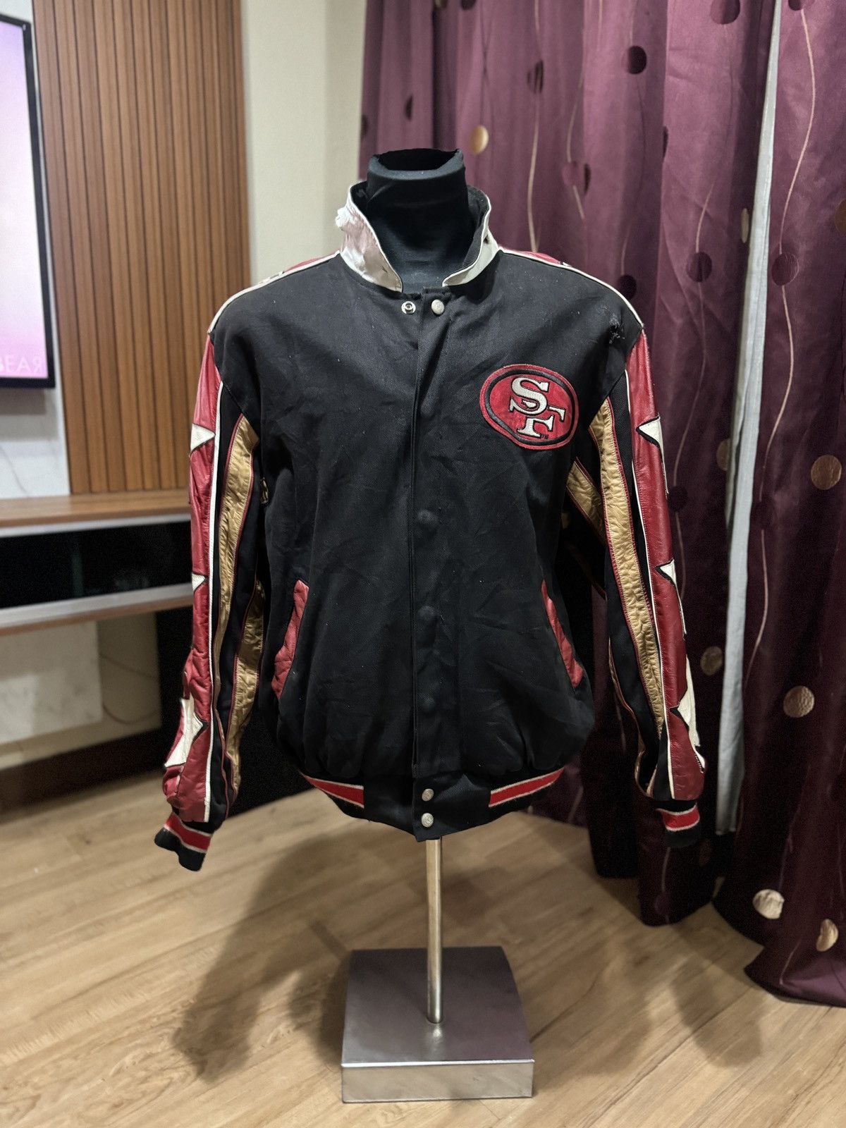 Jeff Hamilton × NFL × Vintage Vintage Rare Jeff Hamilton 49ers Reversible Jacket Size US L / EU 52-54 / 3 - 2 Thumbnail