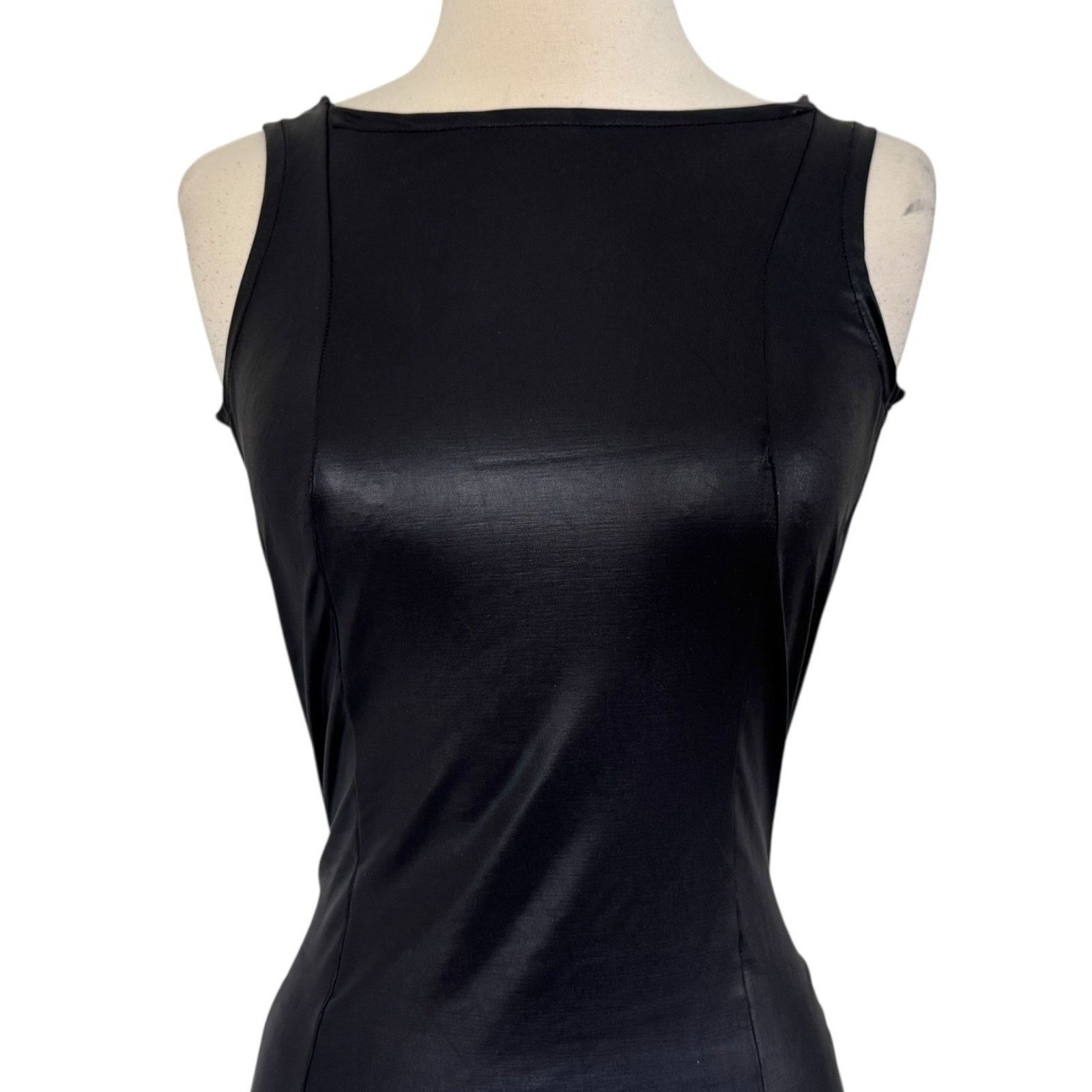 Other JENNIFER GRACE Faux Leather Handcuff Bodycon Police Dress Size S / US 4 / IT 40 - 5 Thumbnail