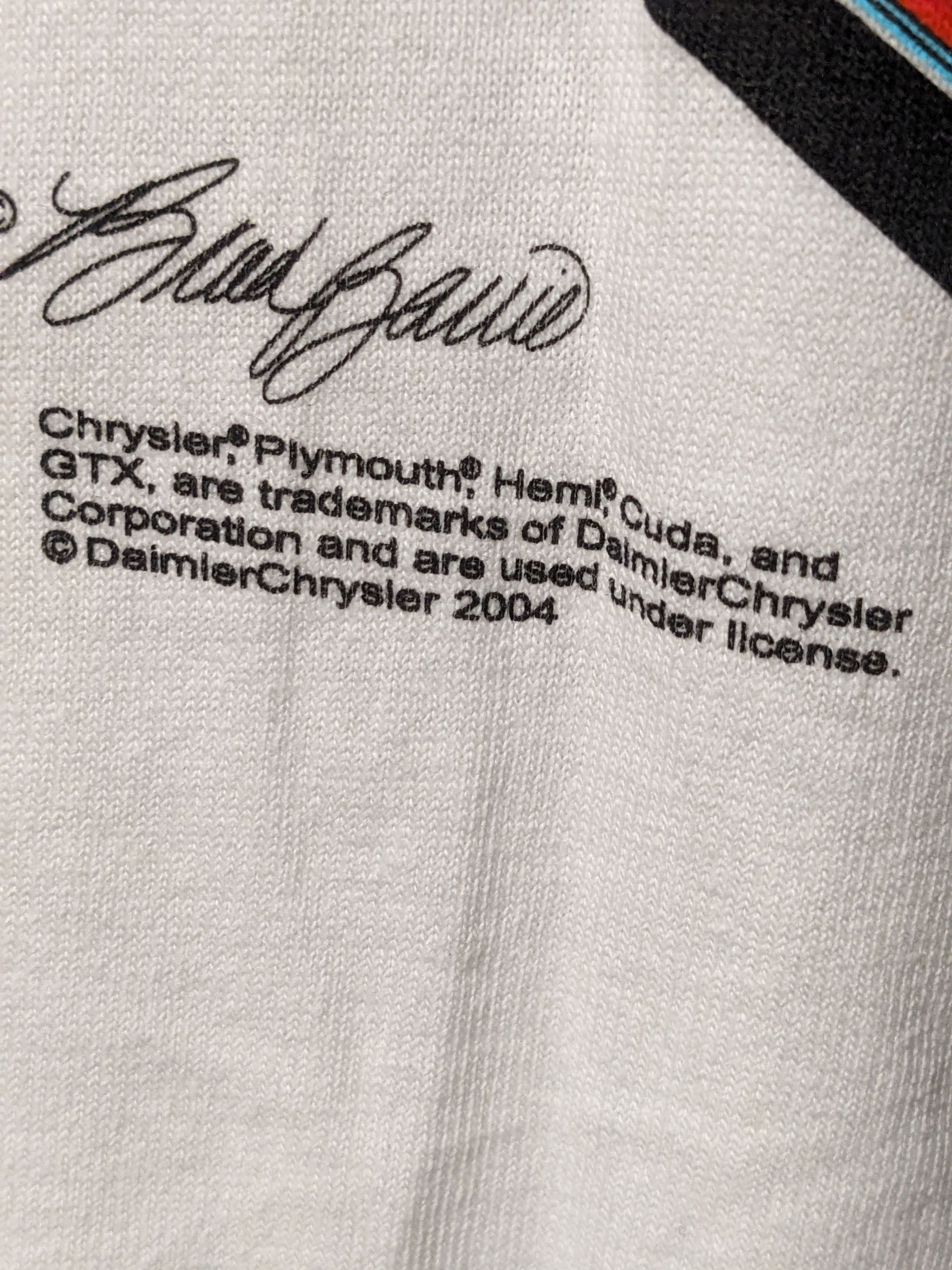 NASCAR × Vintage Vintage 2004 Street Warriors Plymouth Barracuda T-Shirt Size US L / EU 52-54 / 3 - 3 Thumbnail