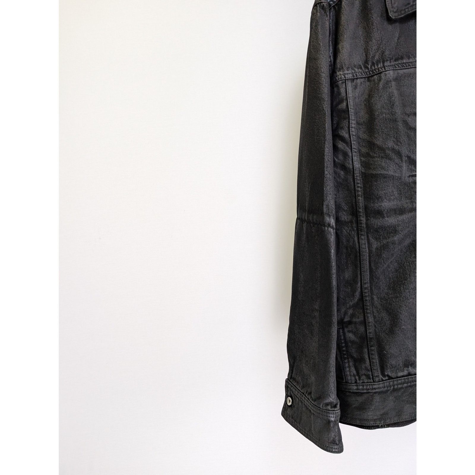 Rick Owens o1rshd1 Lido Worker Jacket in Black Wax Size US L / EU 52-54 / 3 - 4 Thumbnail