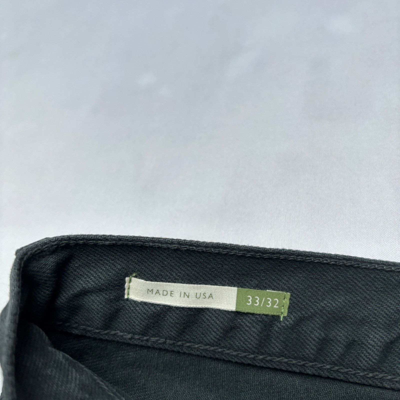 Sid Mashburn $195 Sid Mashburn Straight Leg Jeans Men's 33x32 Black Denim Size US 33 - 5 Thumbnail