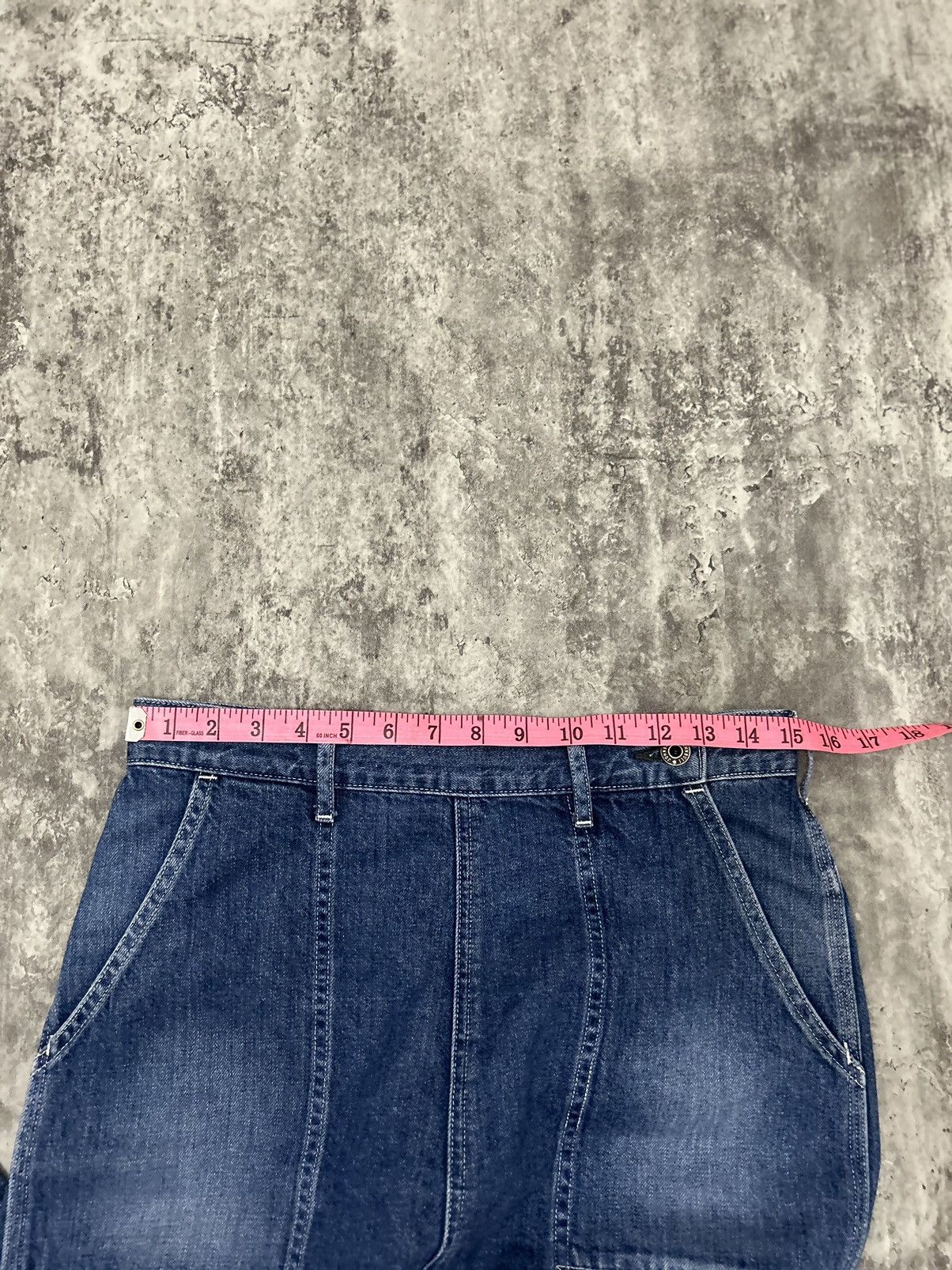 Japanese Brand × Johnbull JOHNBULL Wide Leg Waist Side Zipper Pans Size US 30 / EU 46 - 13 Thumbnail
