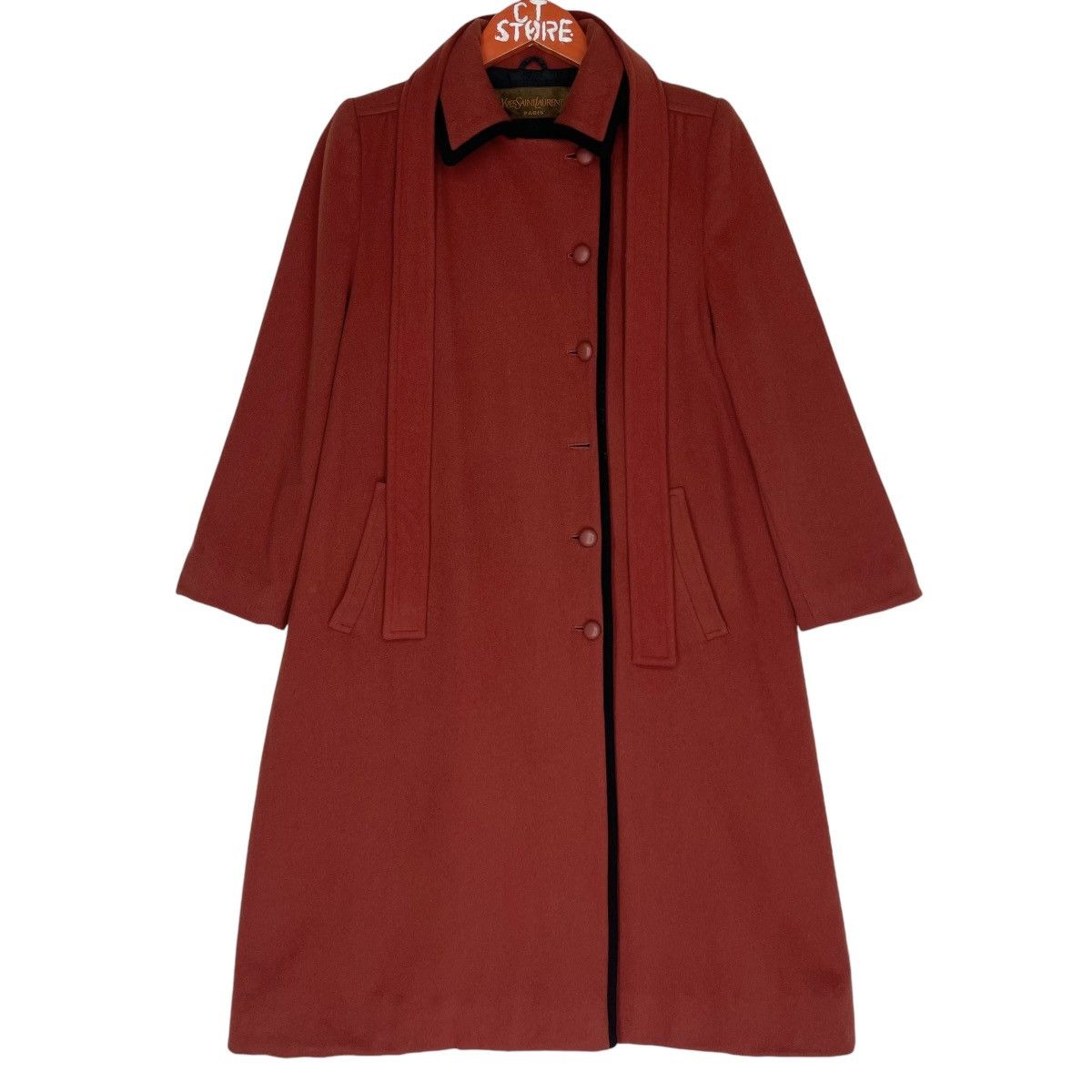 Vintage × Yves Saint Laurent Vintage Yves Saint Lauren Paris Coat Size M / US 6-8 / IT 42-44 - 1 Thumbnail