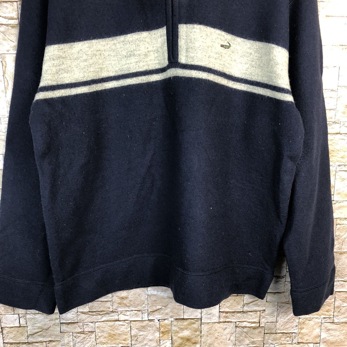 Japanese Brand Crocodille vintage Dark Blue Sweatshirt #A798 Size US L / EU 52-54 / 3 - 6 Thumbnail