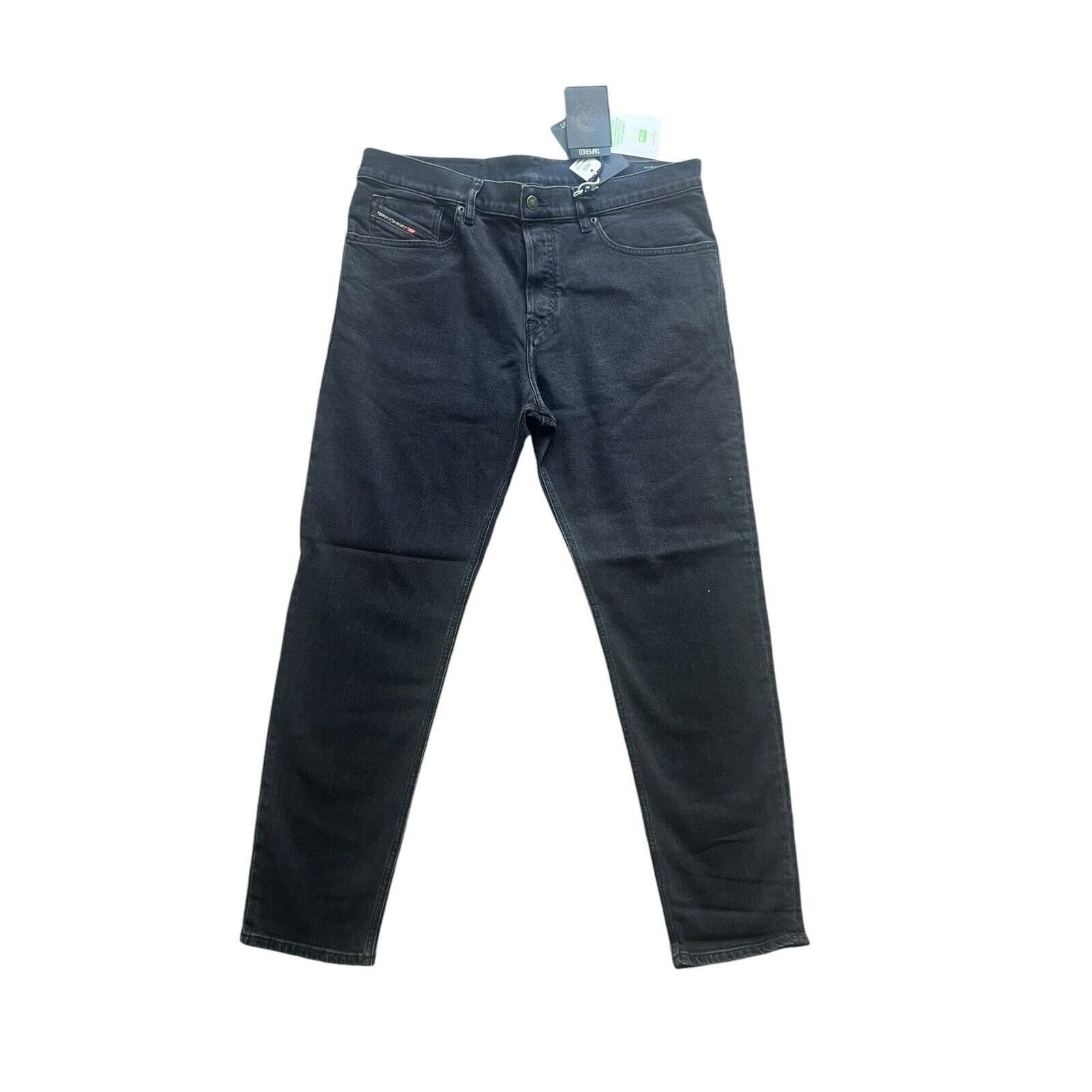 Diesel Diesel Mens D-Fining Tapered Jeans 09A14 Black Size 32/32 Size US 32 / EU 48 - 1 Thumbnail