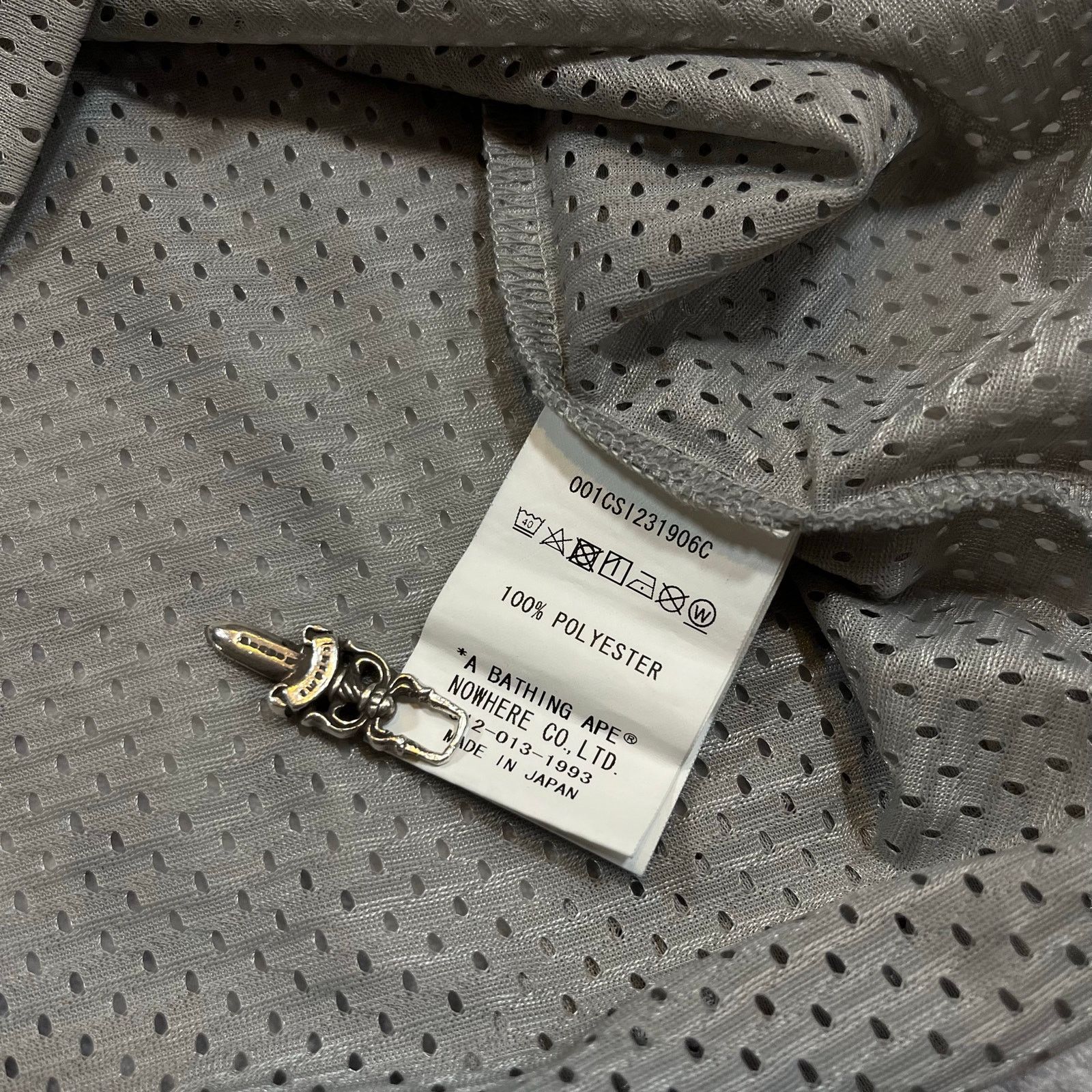 Bape × Comme des Garcons Authentic Bape x Comme Des Garçons Mesh Football Jersey L Size US L / EU 52-54 / 3 - 9 Thumbnail