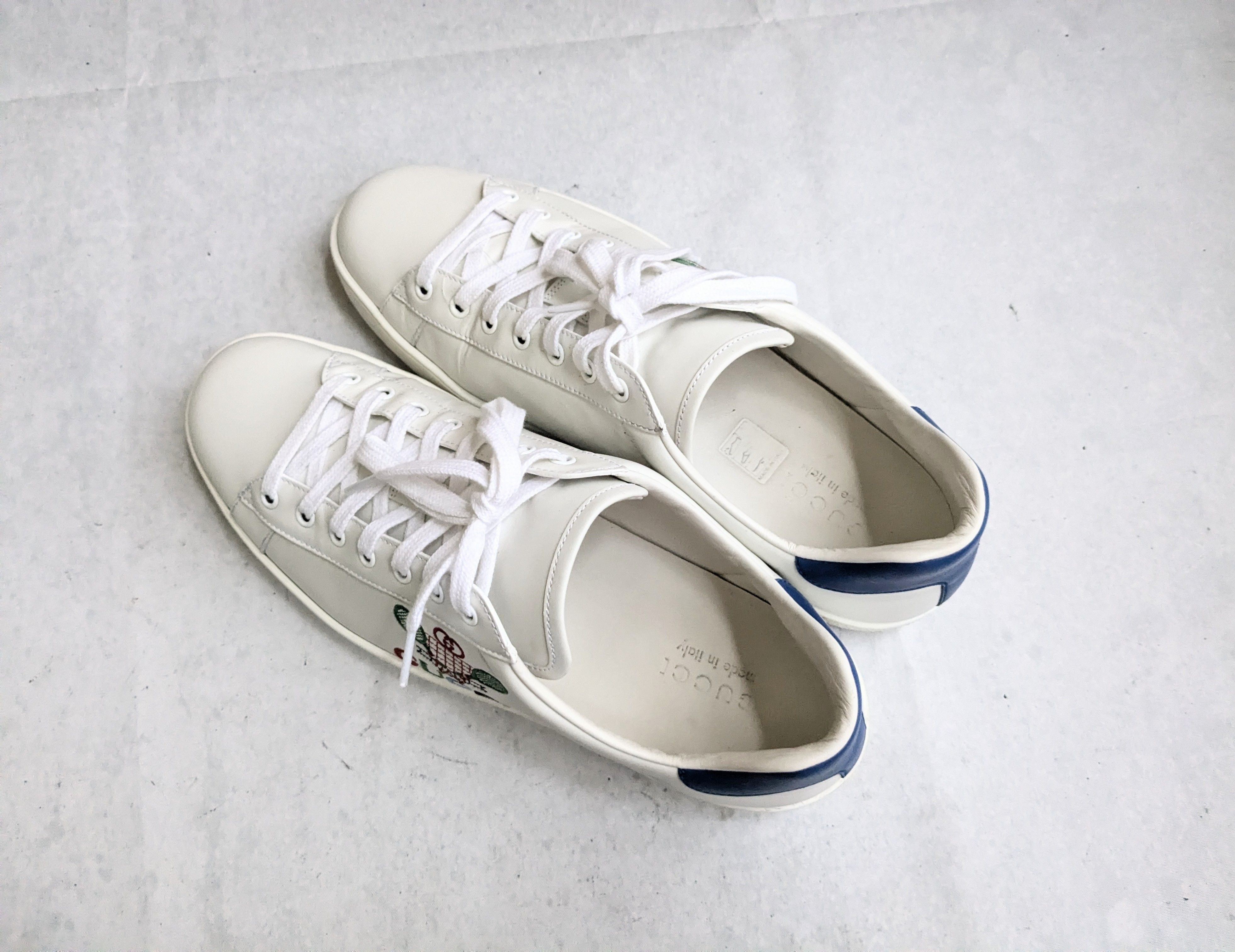 Gucci Gucci Ace Sneakers Tennis White 11.5 Low Tops Size US 11.5 / EU 44-45 - 8 Thumbnail