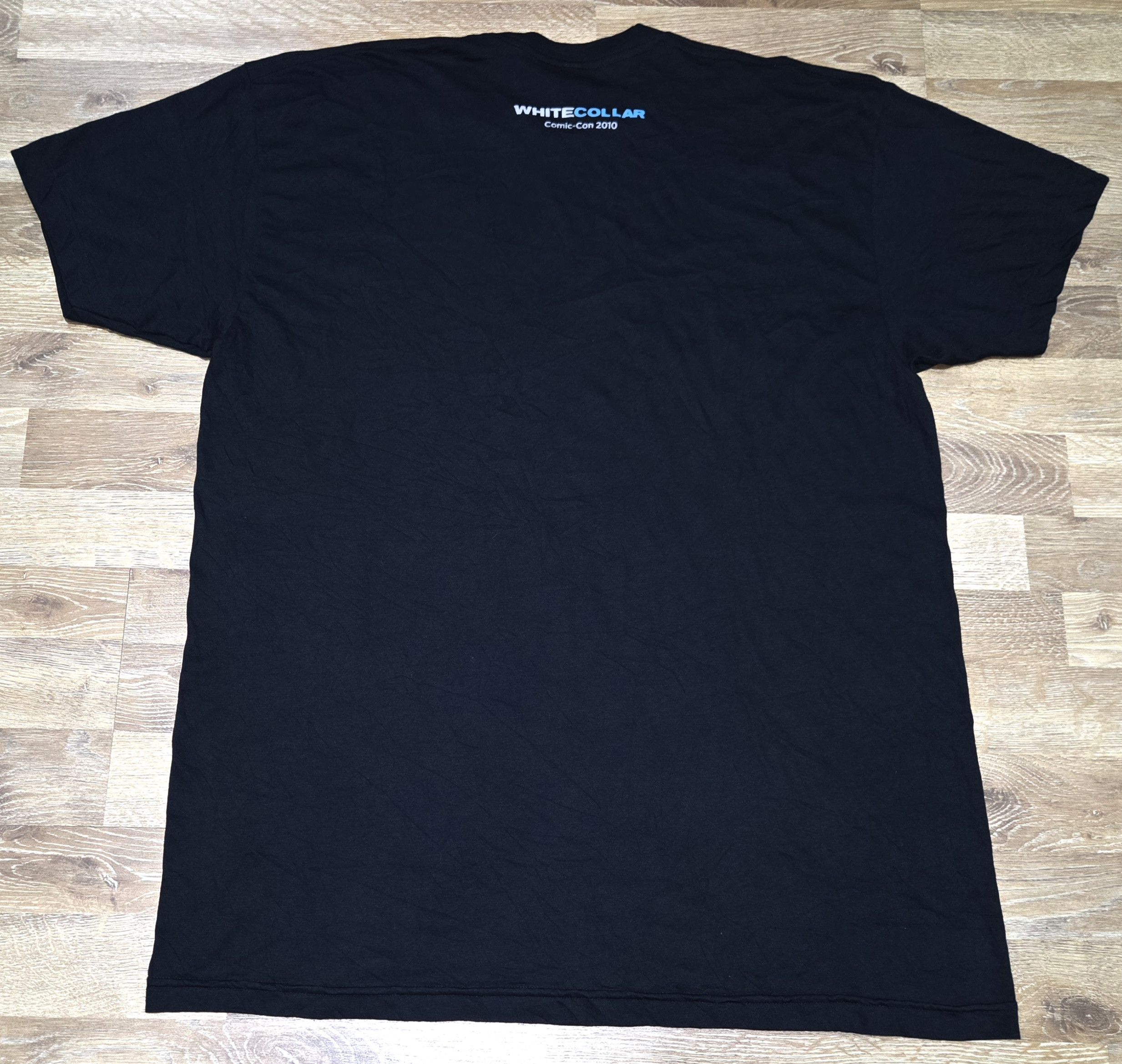 American Apparel True Vintage OG y2k White Collar TV Series Promo T Shirt Size US XL / EU 56 / 4 - 2 Thumbnail