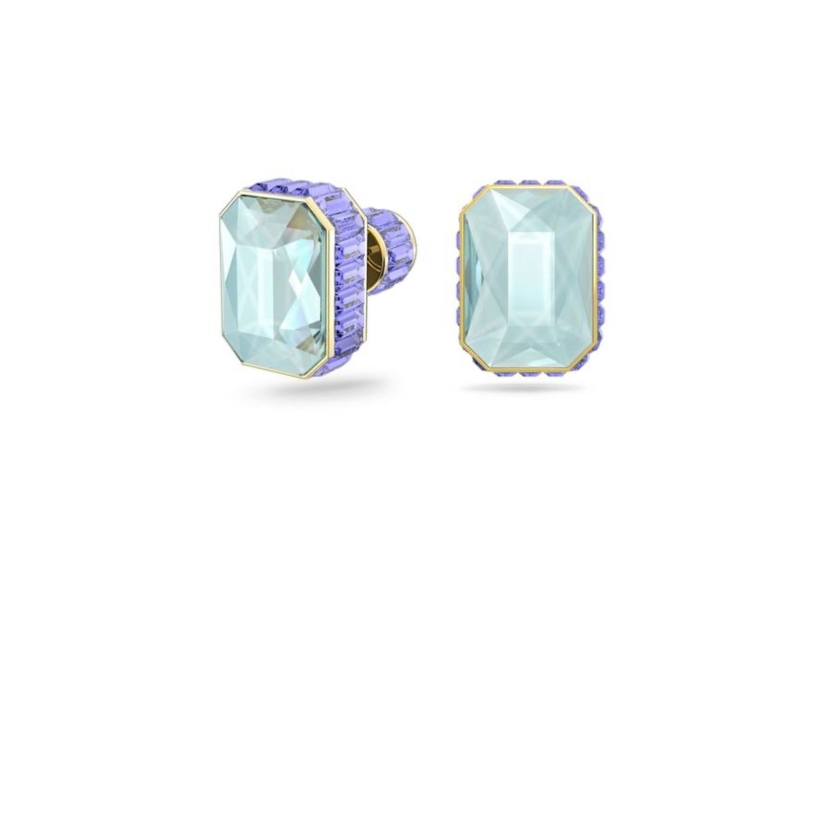 Swarovski Swarovski Orbita Women's Gold Plated Metal Stud Earrings New Size ONE SIZE - 3 Thumbnail