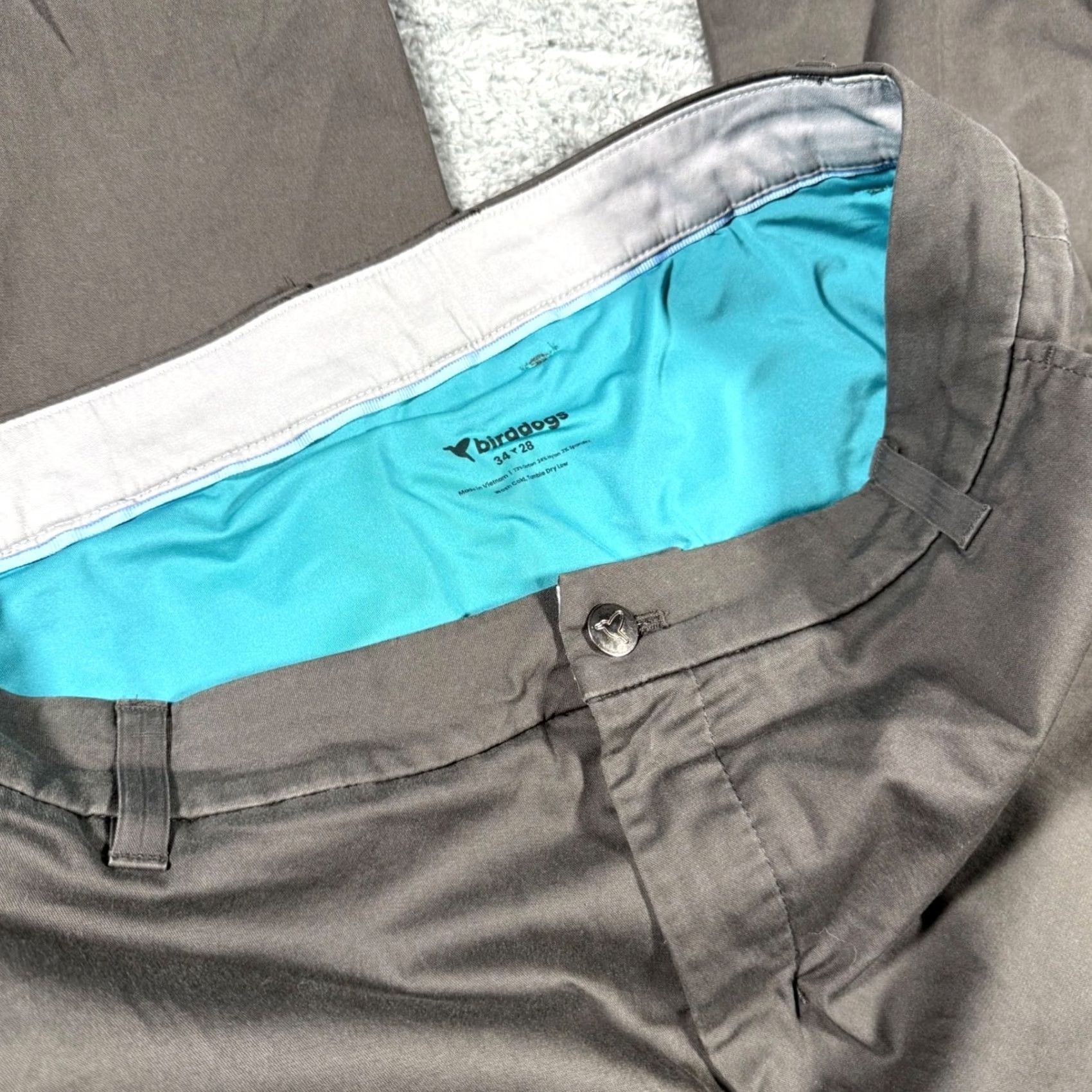 Vintage BirdDogs Performance Lined Chino Golf Pants Stretch Comfort Mens Size 34x28 Size US 34 / EU 50 - 2 Thumbnail