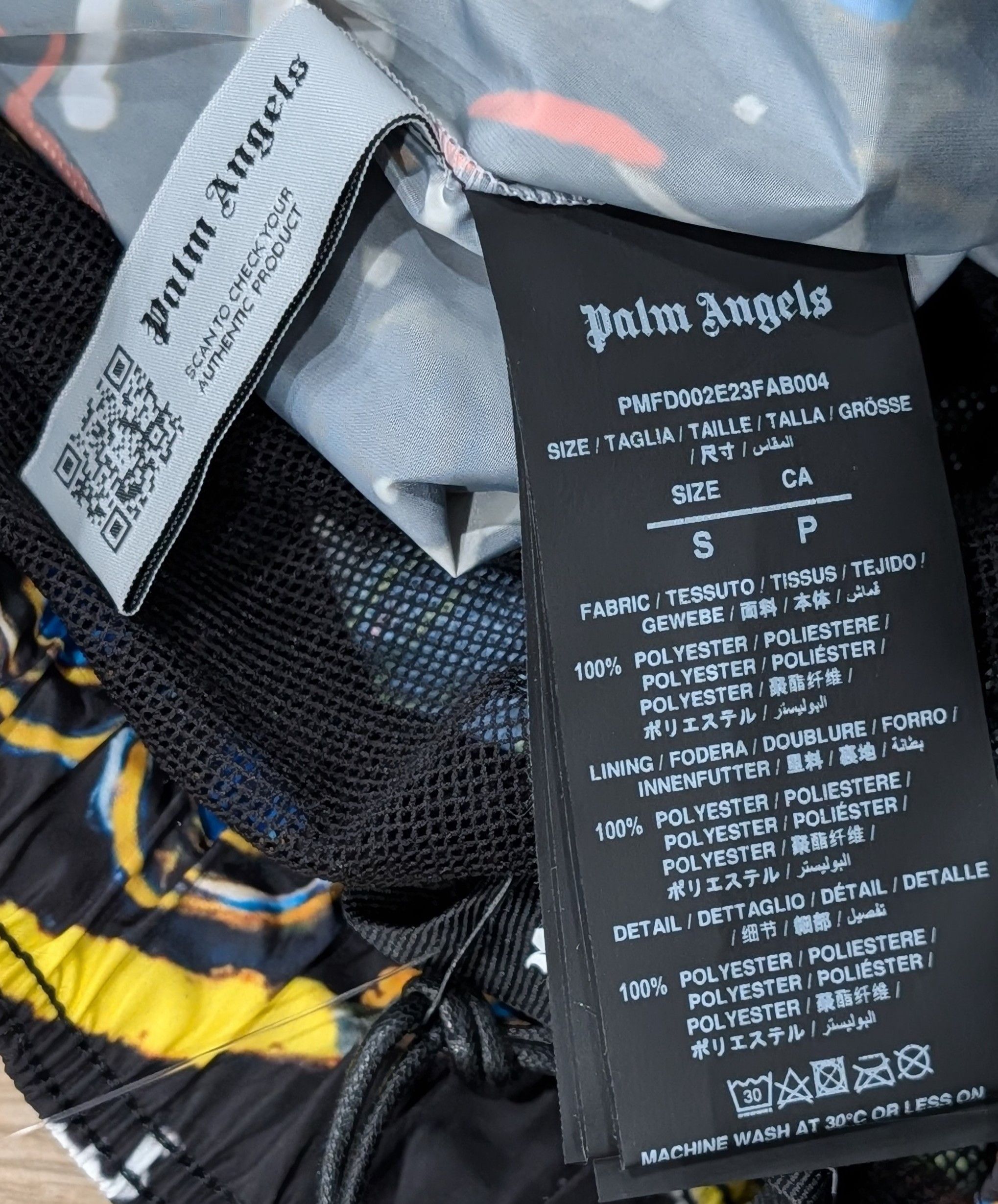 Palm Angels Palm Angels Starry Night Swim Shorts Trunks Black Multi S Size US 30 / EU 46 - 6 Thumbnail