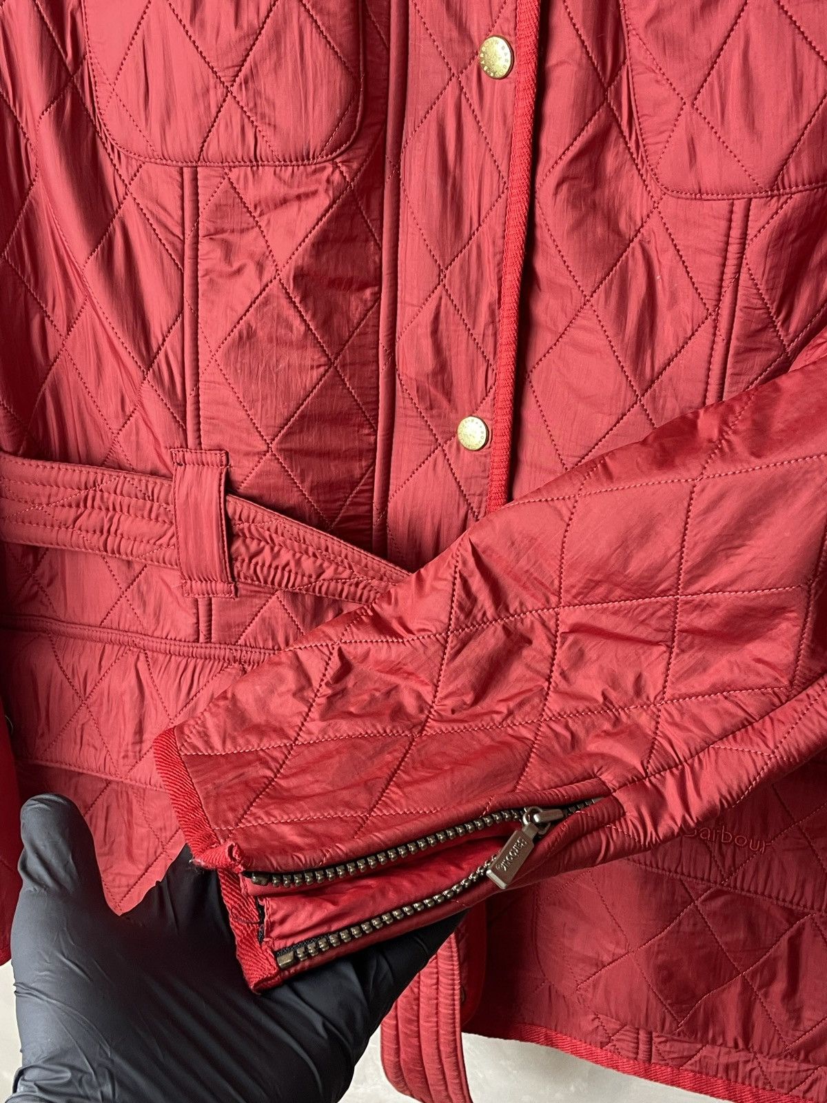 Barbour Barbour International Womens Quilted Jacket Size UK 12 Size M / US 6-8 / IT 42-44 - 12 Thumbnail