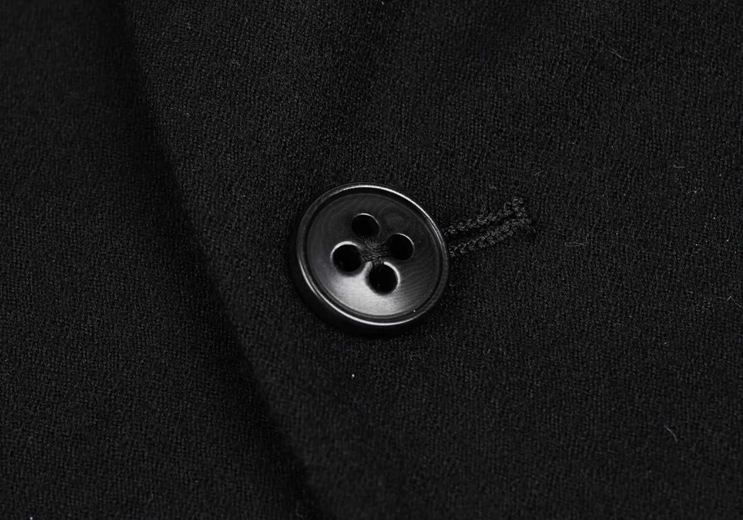 Ann Demeulemeester Wool Strap Design Jacket in Black, Size XXS Size US XXS / EU 40 - 11 Thumbnail