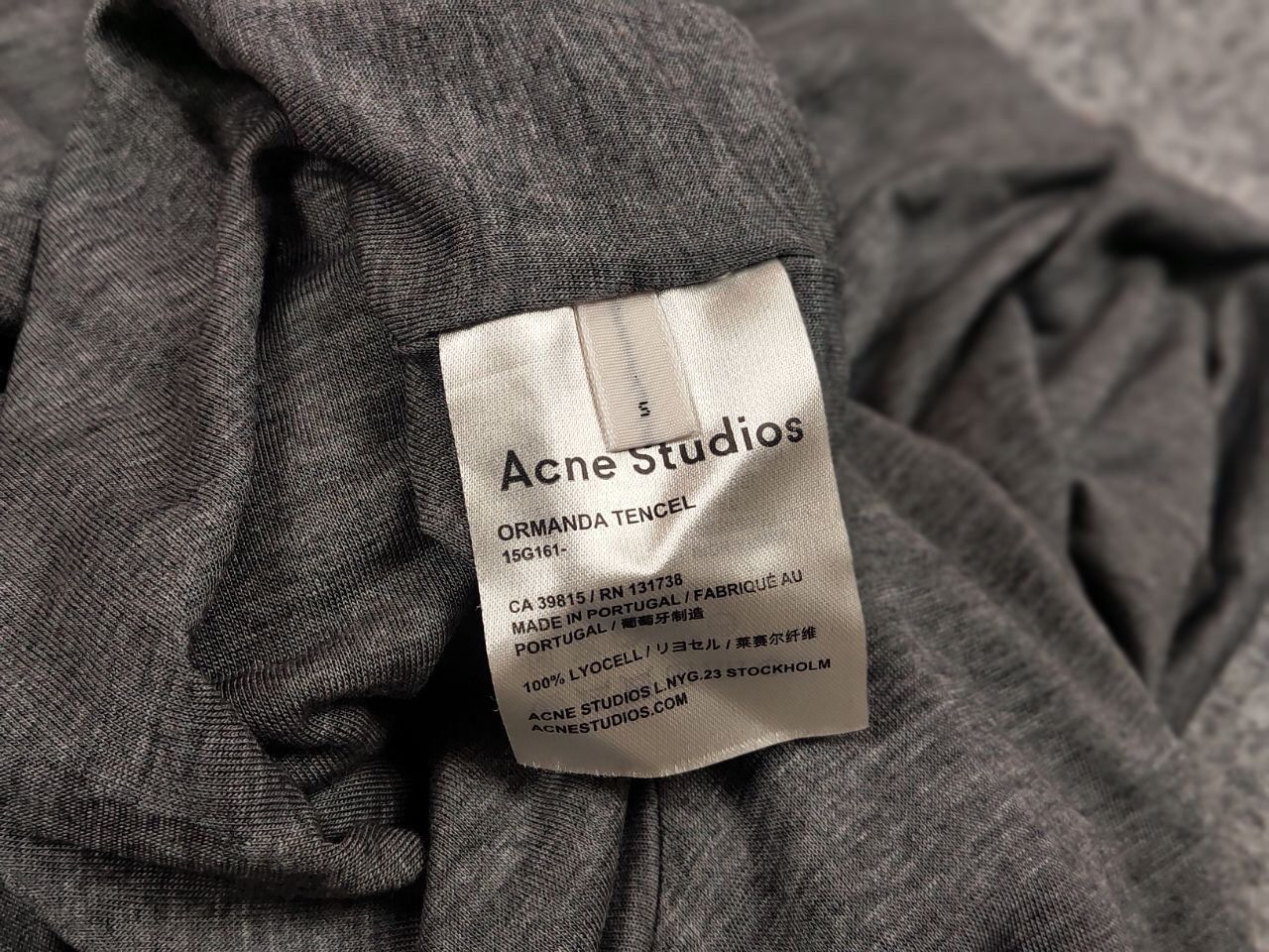Acne Studios Acne Studios Ormanda Tencel Gray lyocell Maxi Tank Dress Size S / US 4 / IT 40 - 16 Thumbnail