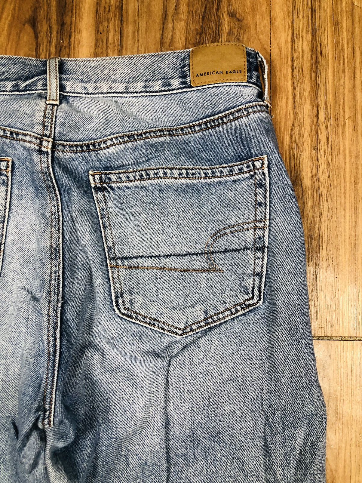 American Eagle Outfitters American Eagle Patch Design Jeans (35) Size US 30 / EU 46 - 22 Thumbnail