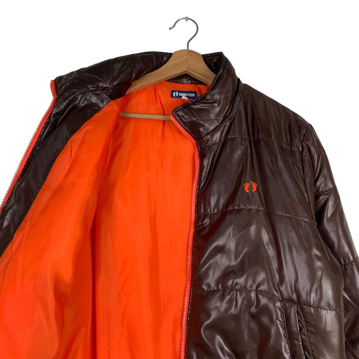Hang Ten HANG TEN Brown Puffer Jacket #0581-C27 Size US L / EU 52-54 / 3 - 10 Thumbnail