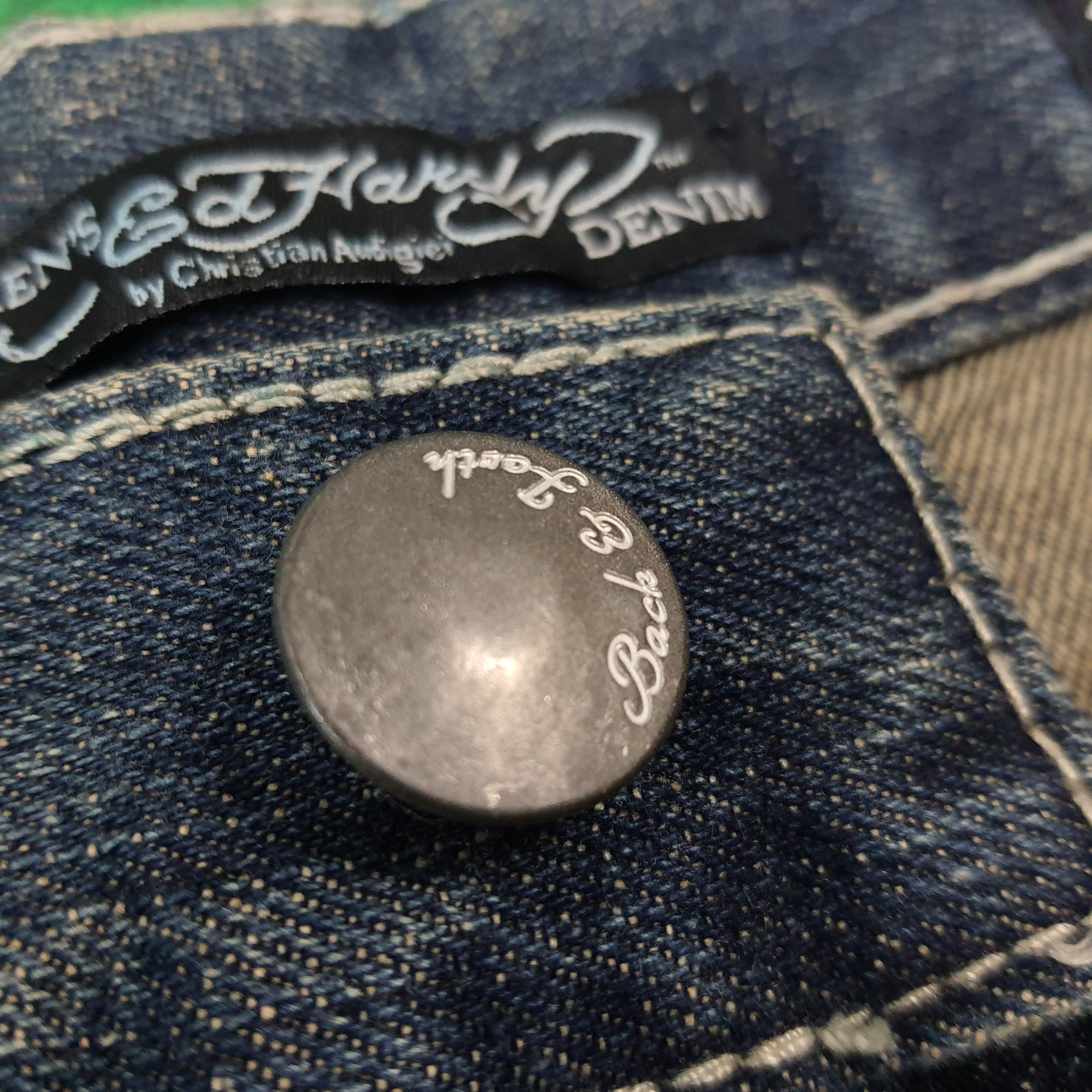 Ed Hardy Vintage Ed Hardy Christian Audigier Custom Logo Jeans C272N1 Size US 31 - 10 Thumbnail