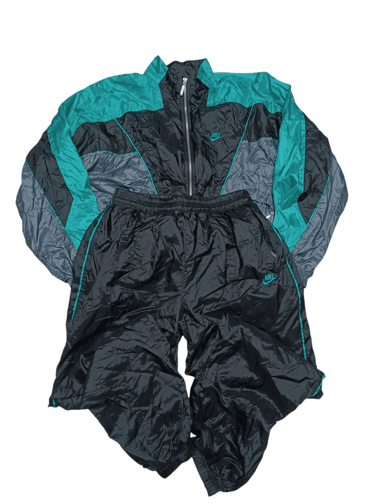 Nike NIKE VINTAGE NYLON TRACK SUIT THERE IS NO FINISH LINE PANTS Size US XL / EU 56 / 4 - 3 Thumbnail