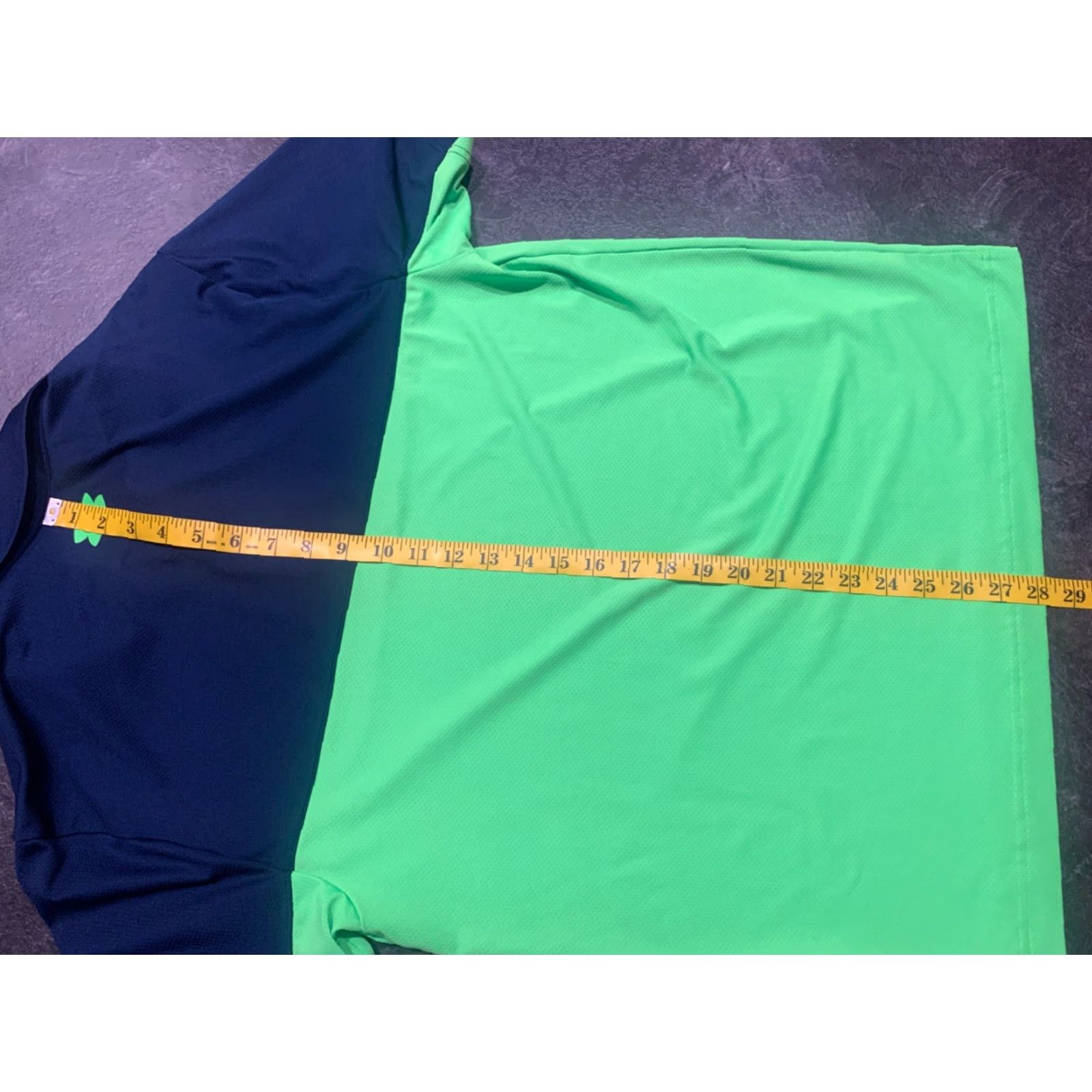 Under Armour VINTAGE Under Armour Golf Polo Shirt Men's Medium Blue Green Short Sleeve Collared Performance Activewear Size US M / EU 48-50 / 2 - 2 Thumbnail