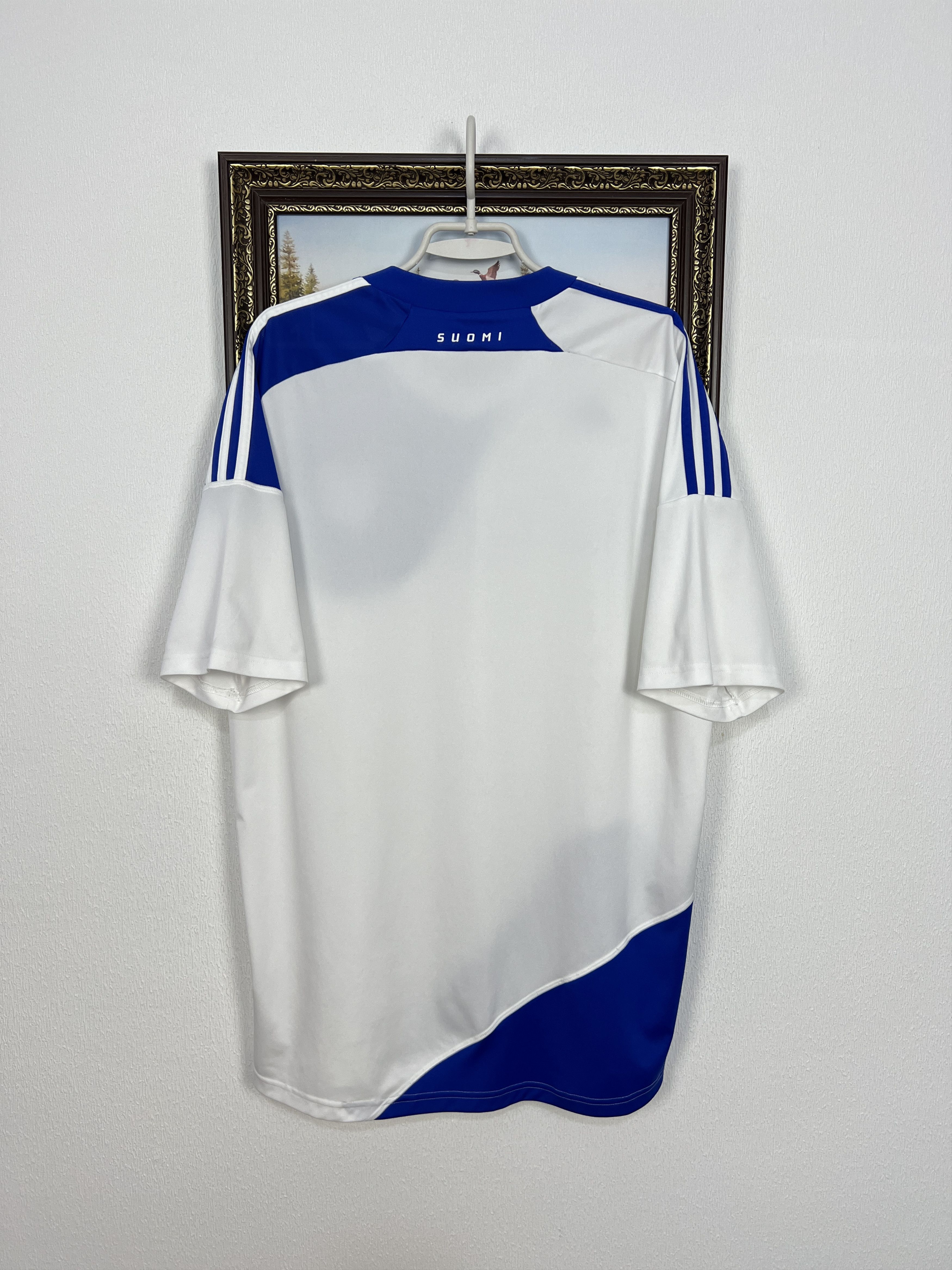 Adidas Finland Home football shirt 2010 Soccer Adidas Jersey Mens Size US XL / EU 56 / 4 - 11 Thumbnail