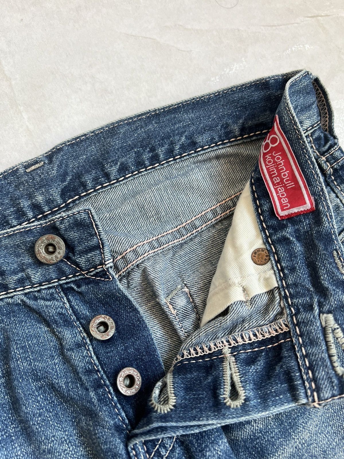 Johnbull John Bull Kojima Selvedge Fly Button Denim Size US 29 - 7 Thumbnail