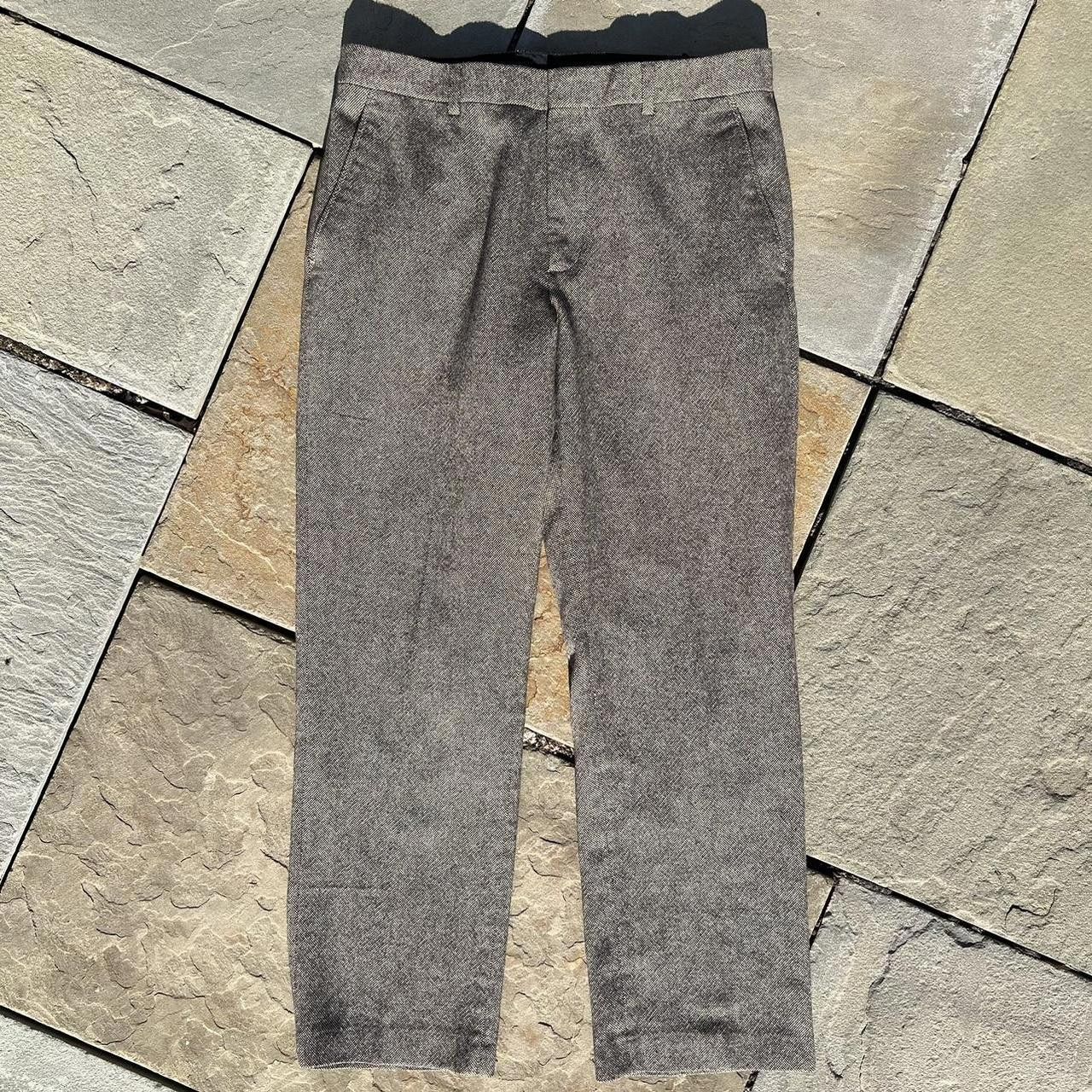Banana Republic Tan Brown Knit Pattern Trousers Dress Pants Size 42R - 1 Thumbnail