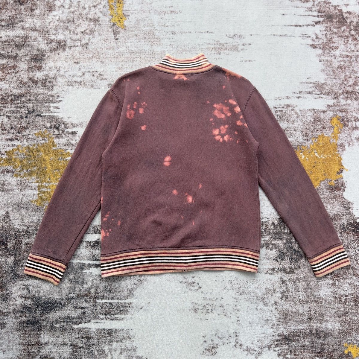 Burberry VINTAGE BURBERRY CUSTOM-MADE BLEACHED ZIP JACKET RARE Size US S / EU 44-46 / 1 - 7 Thumbnail