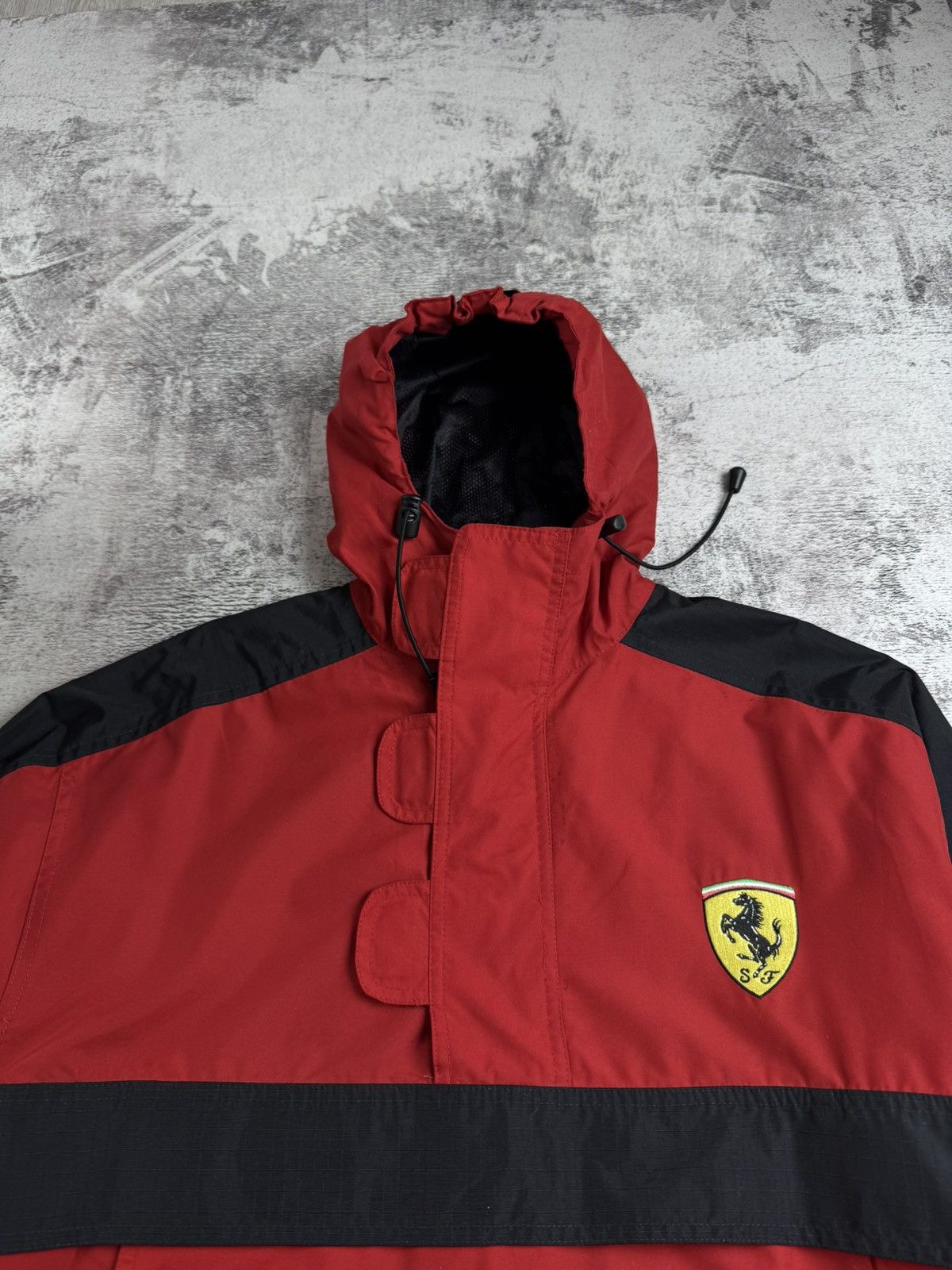 Ferrari Ferrari 2000 Vintage Racing Moto Italy Men’s Small Size S Anorak Zip Light Jacket Size US S / EU 44-46 / 1 - 5 Thumbnail