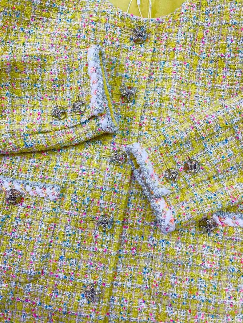 Chanel Chanel 24C new yellow-green jacket Size XXS / US 00 / IT 34 - 3 Thumbnail