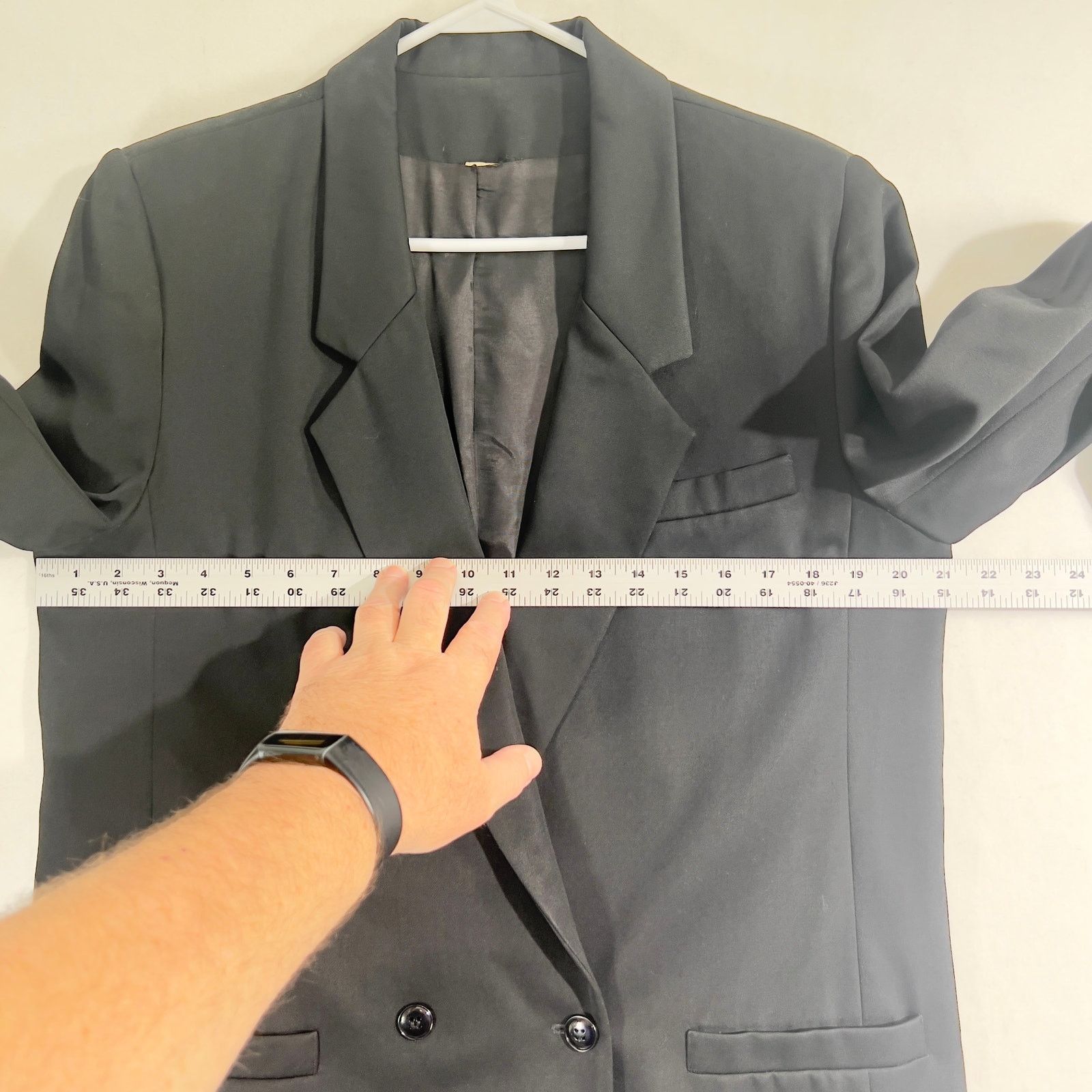Oleg Cassini Oleg Cassini Blazer Single Button Double BreastBlack Pockets Size M / US 6-8 / IT 42-44 - 6 Thumbnail