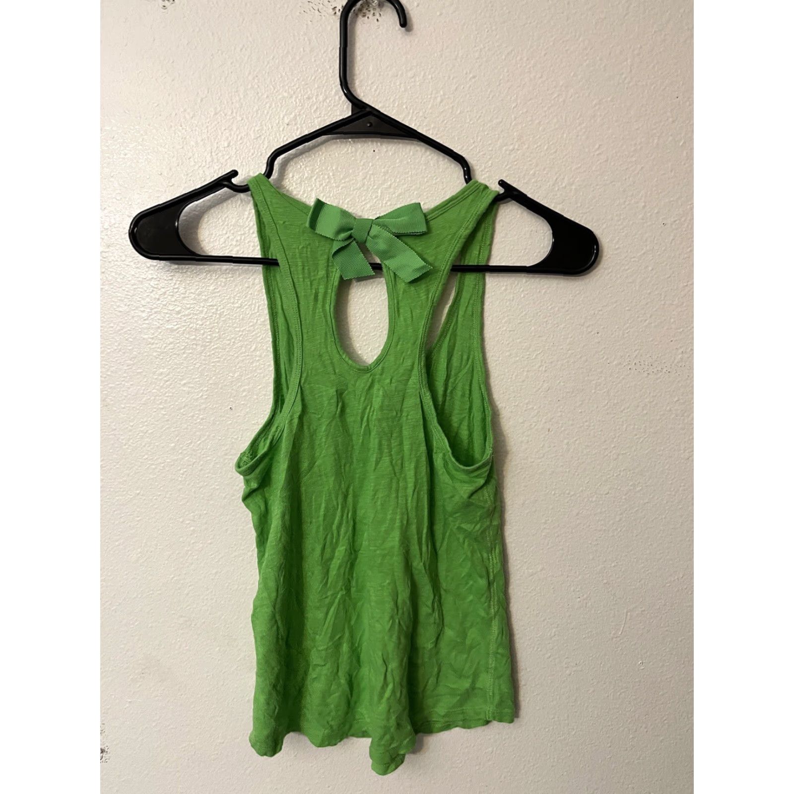 Abercrombie & Fitch VINTAGE Abercrombie & Fitch Tank Top Women Size XS Green Sleeveless Halter Casual Basic 90s Size XS / US 0-2 / IT 36-38 - 2 Thumbnail