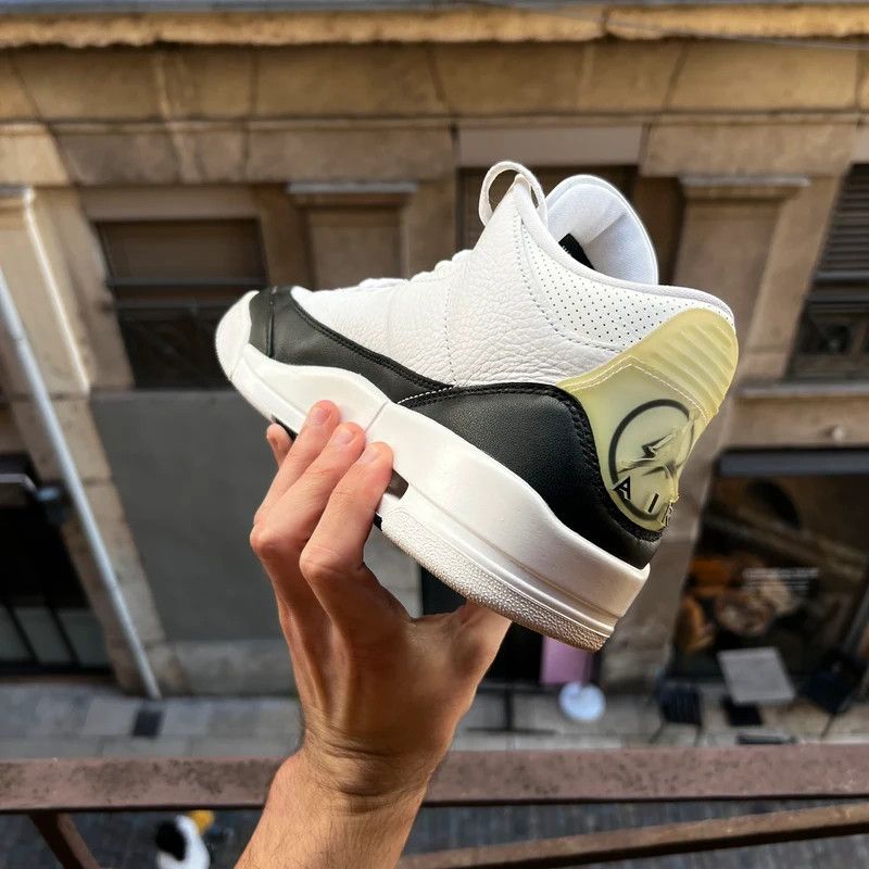 Fragment Design × Nike Air Jordan 3 Retro x Fragment "White/Black" Size US 8.5 / EU 41-42 - 5 Thumbnail