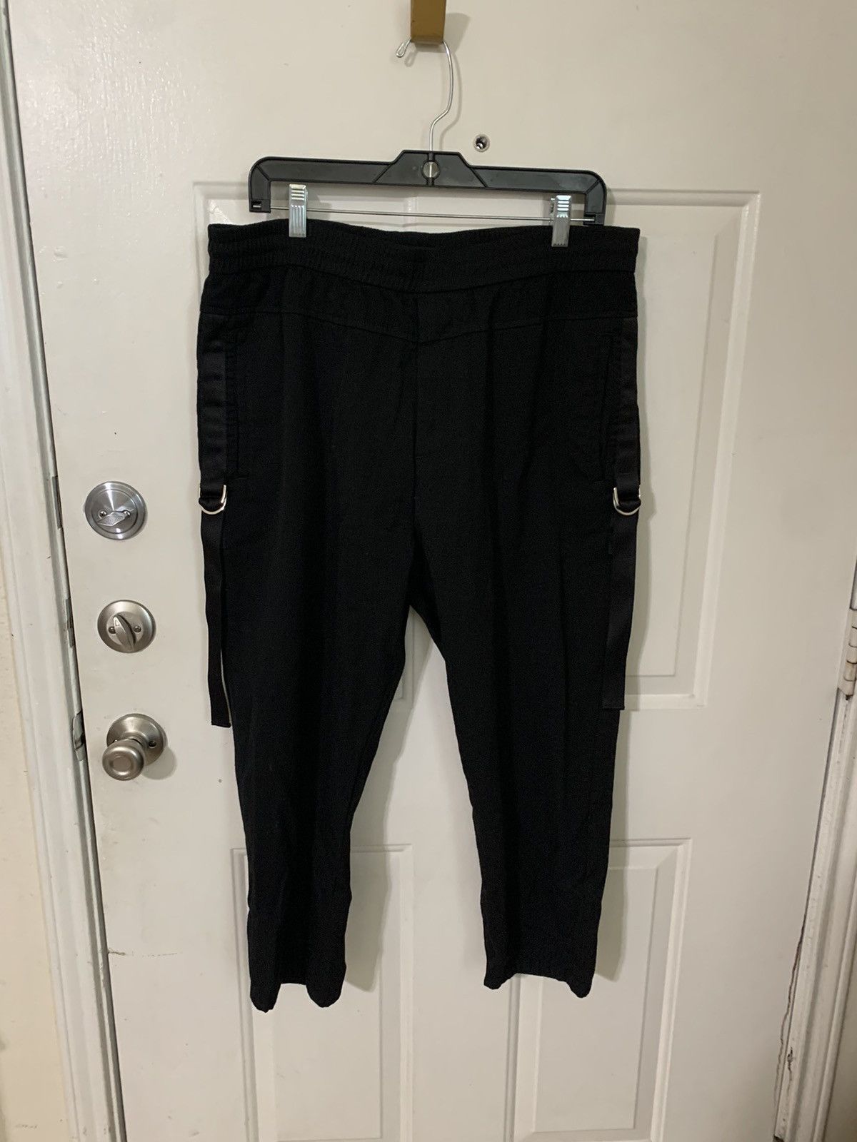 Japanese Brand × Trendiano Drawstring Cropped Trousers wool blend Size US 34 / EU 50 - 2 Thumbnail